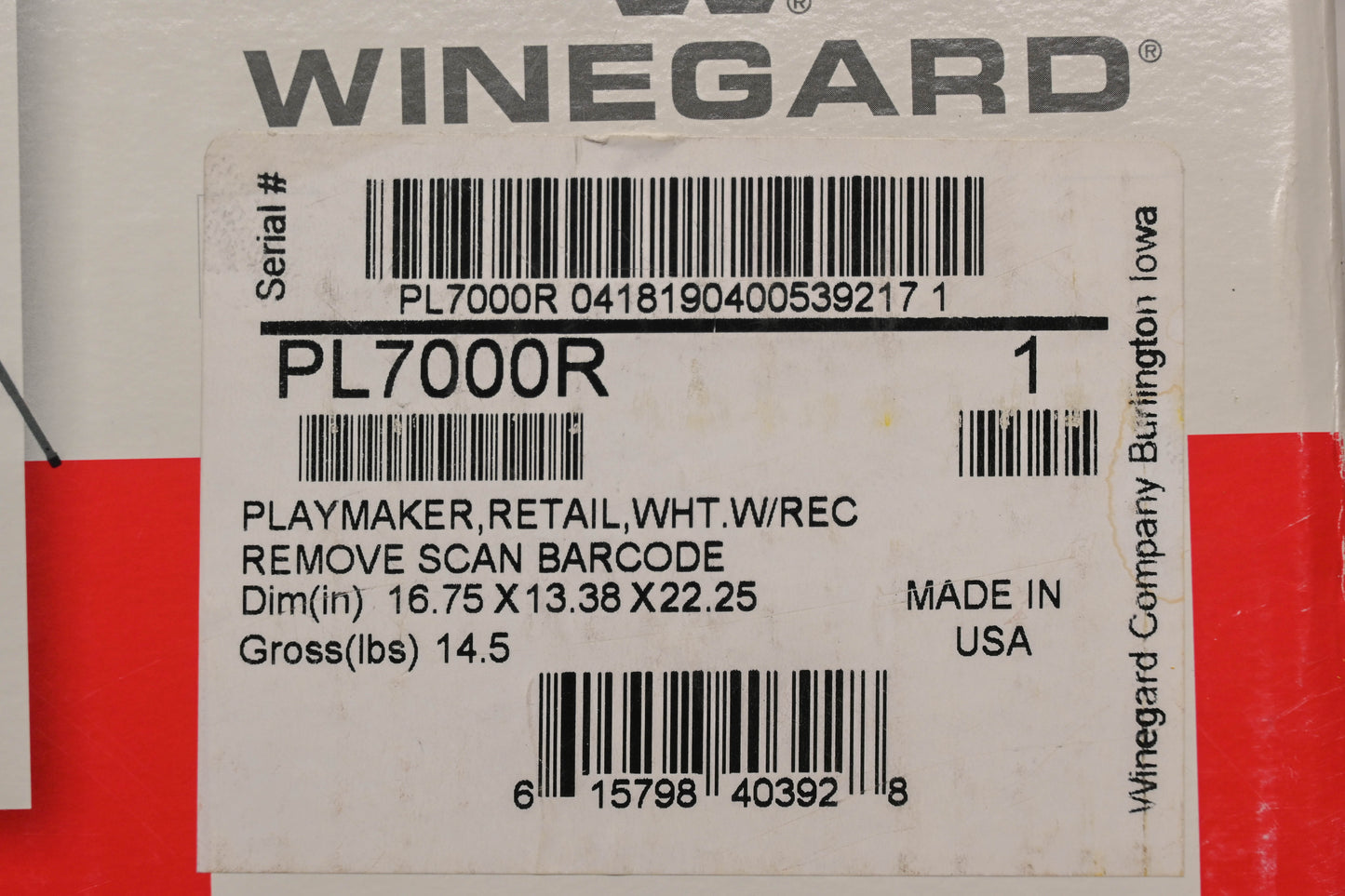 Winegard PL7000R Portable Automatic Satellite TV Antenna Kit NOS