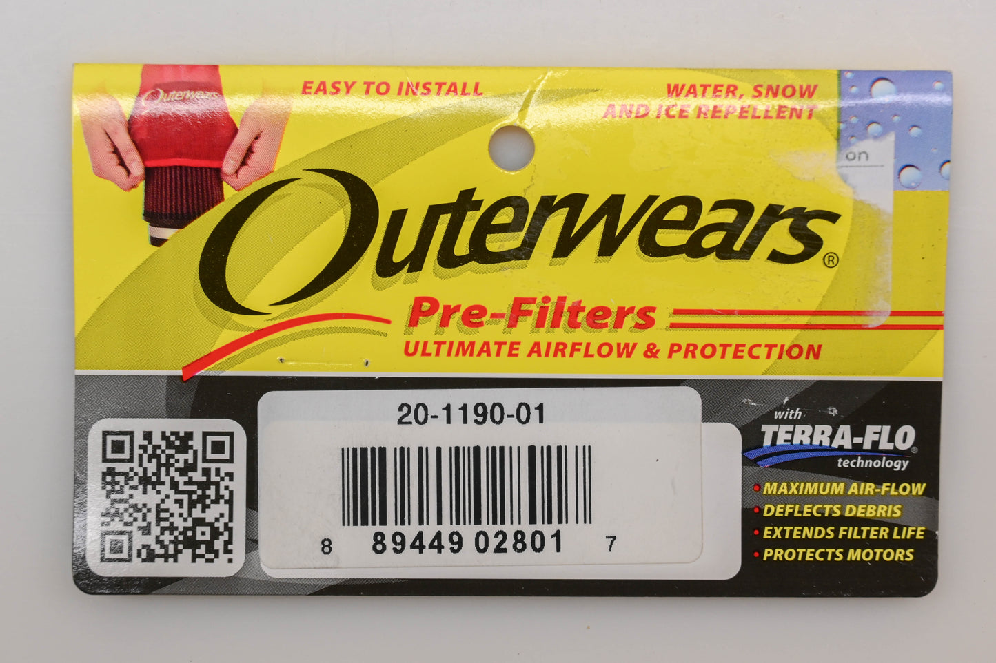 Outerwears 20-1190-01 Pre-Filter NOS