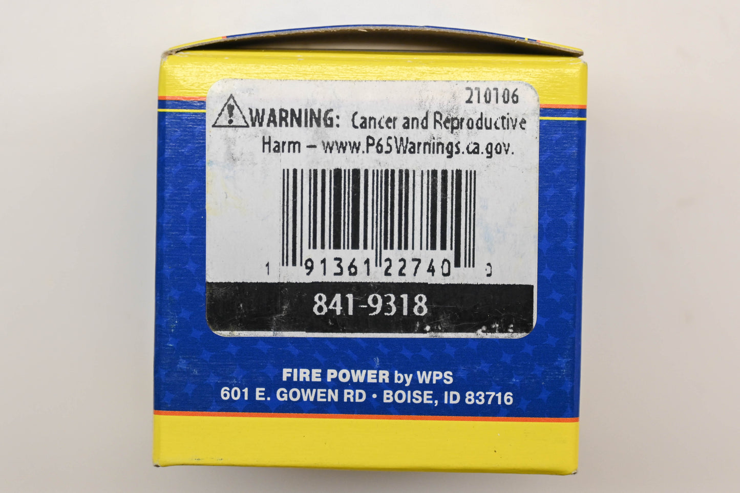 Fire Power 841-9318 Oil Filter NOS