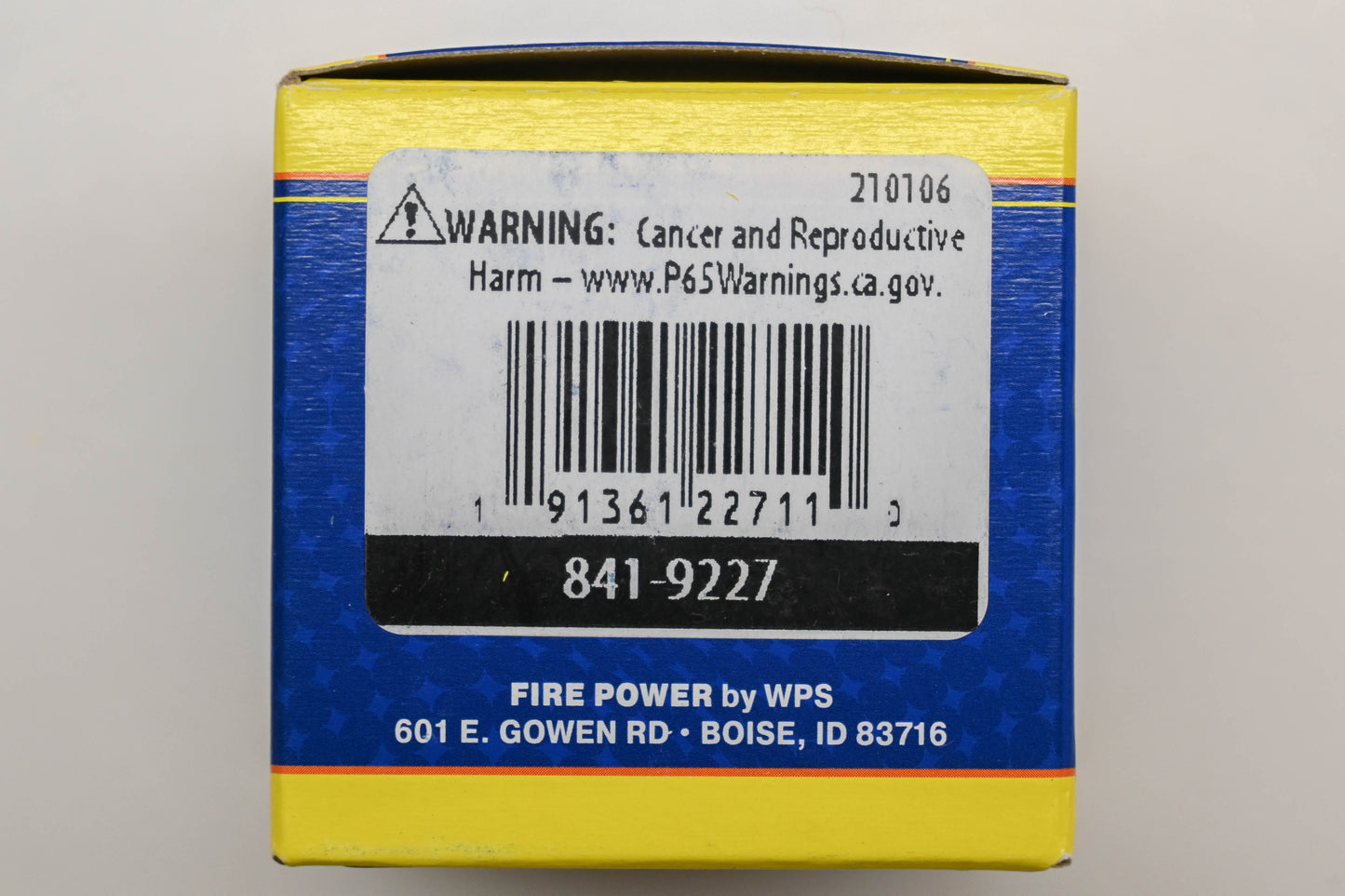 Fire Power 841-9227 Oil Filter NOS