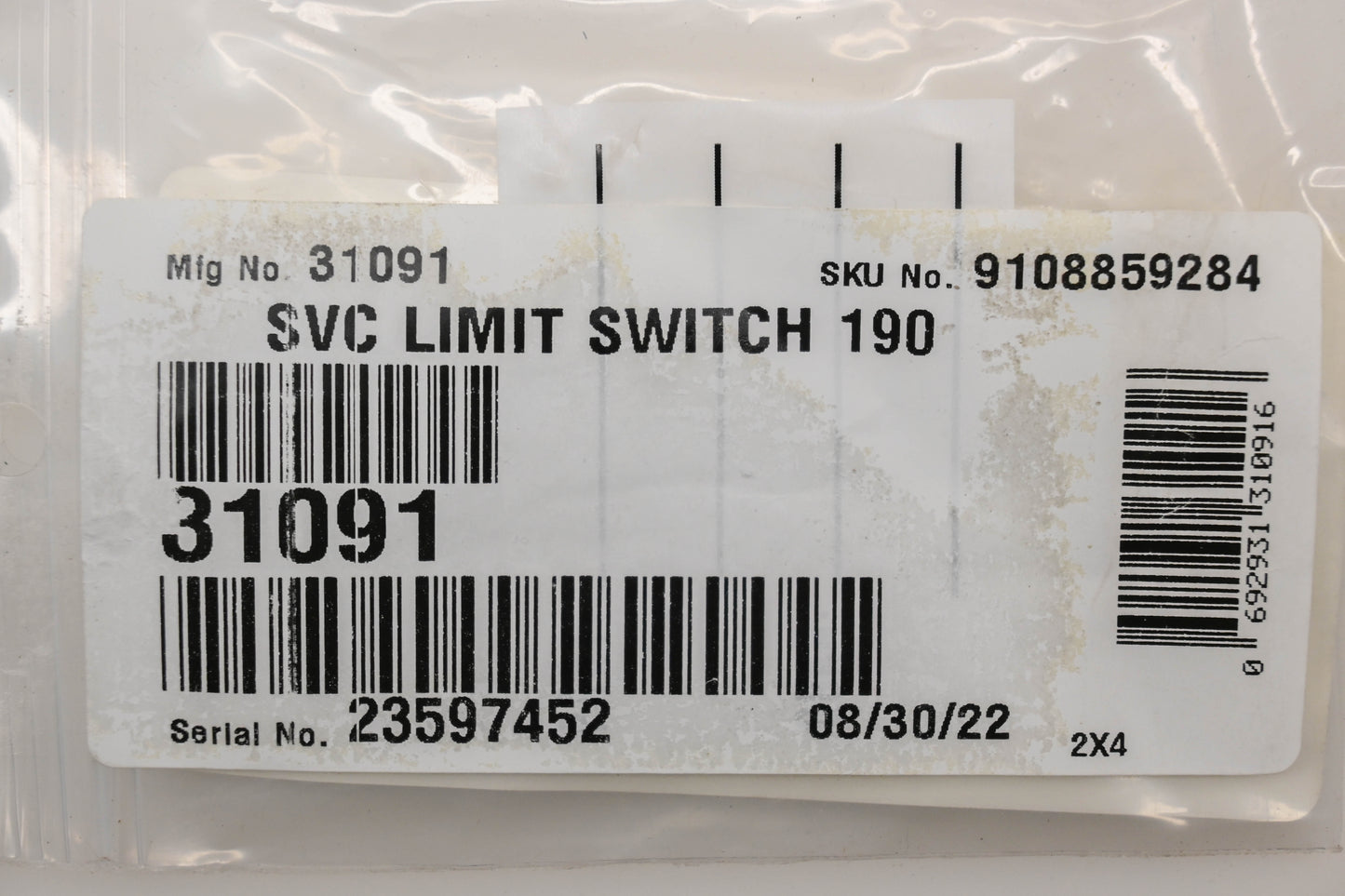 Dometic 31091 Furnace Limit Switch NOS