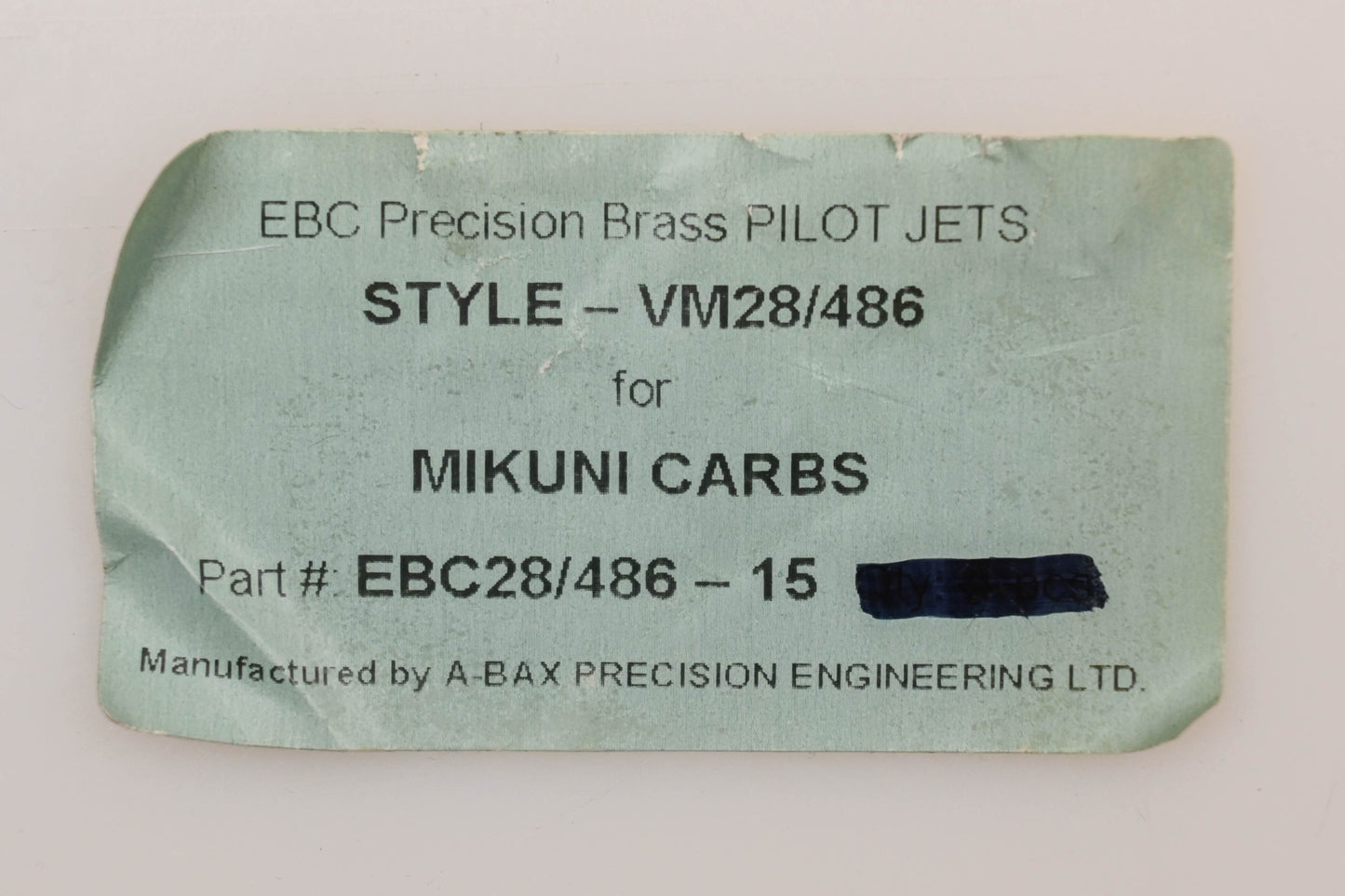 EBC EBC28/486-15 #15 Pilot Jets Qty 2 NOS