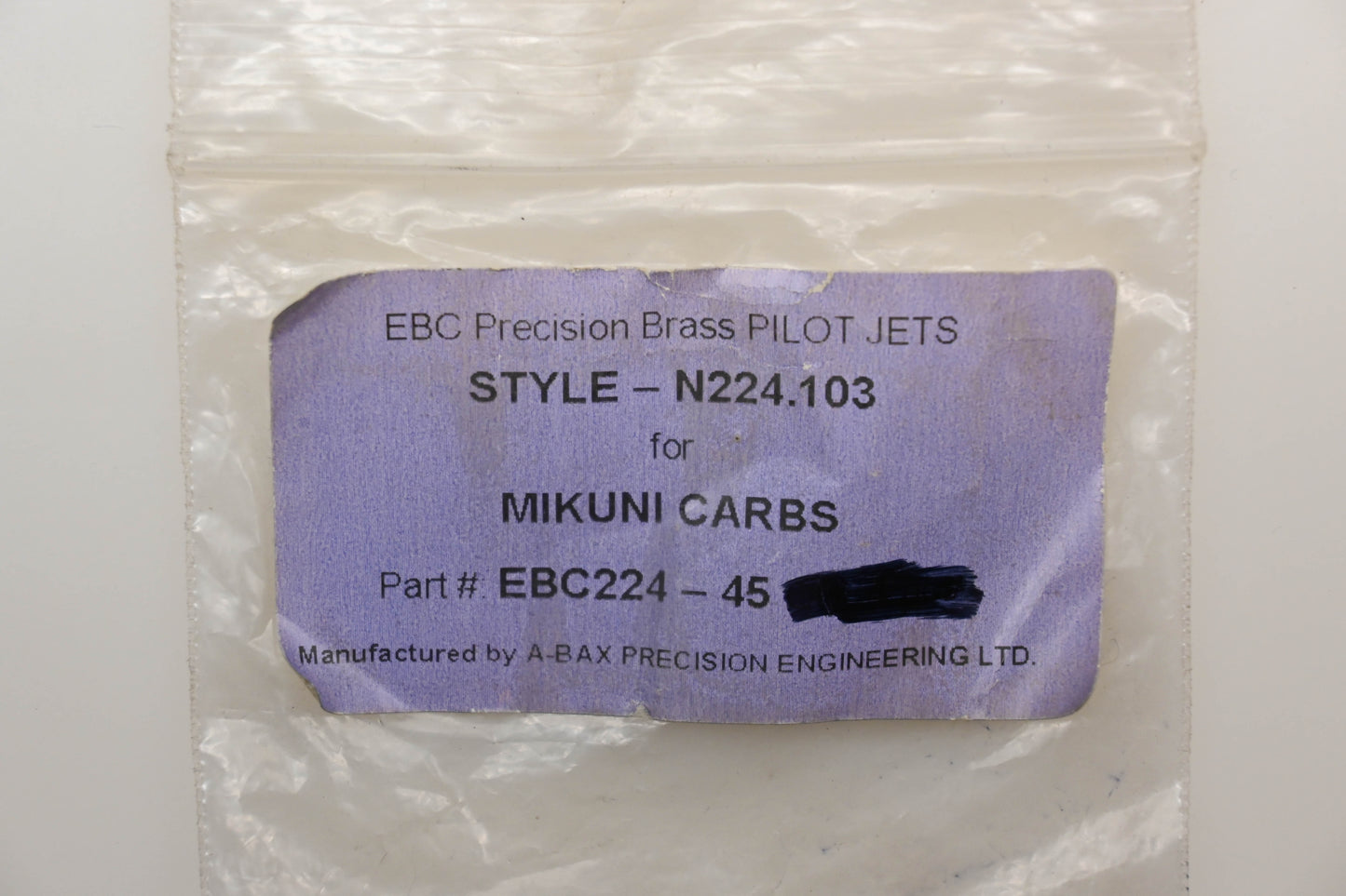 EBC EBC224-45 #45 Pilot Jets Qty 2 NOS