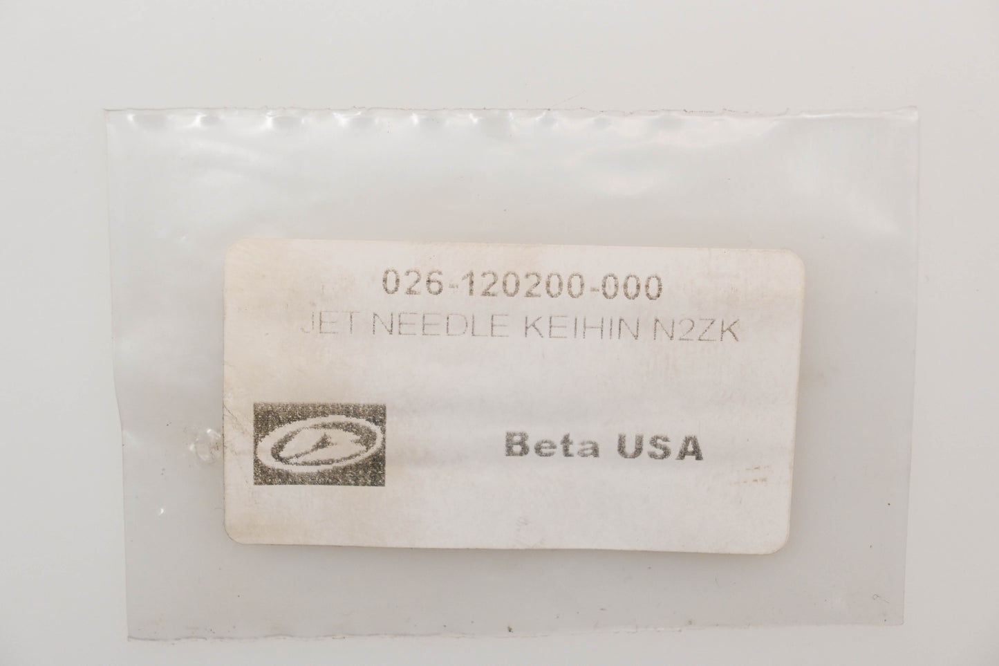 Beta 026-120200-000, 026.12.020.00.00, N2ZK Jet Needle NOS