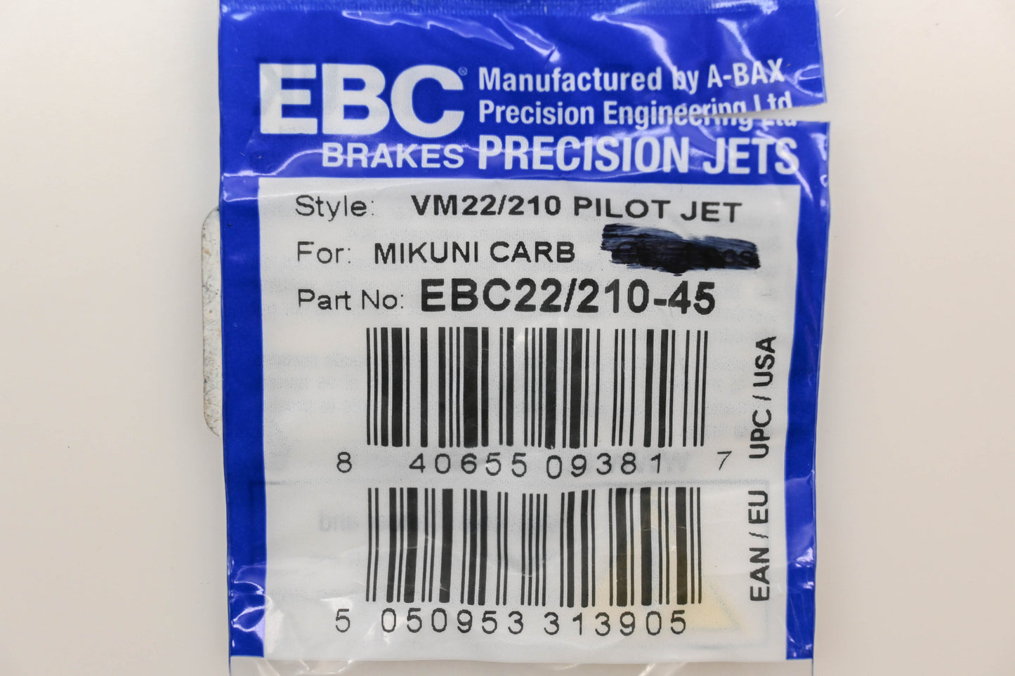 EBC EBC22/210-45 #45 Pilot Jets Qty 2 NOS