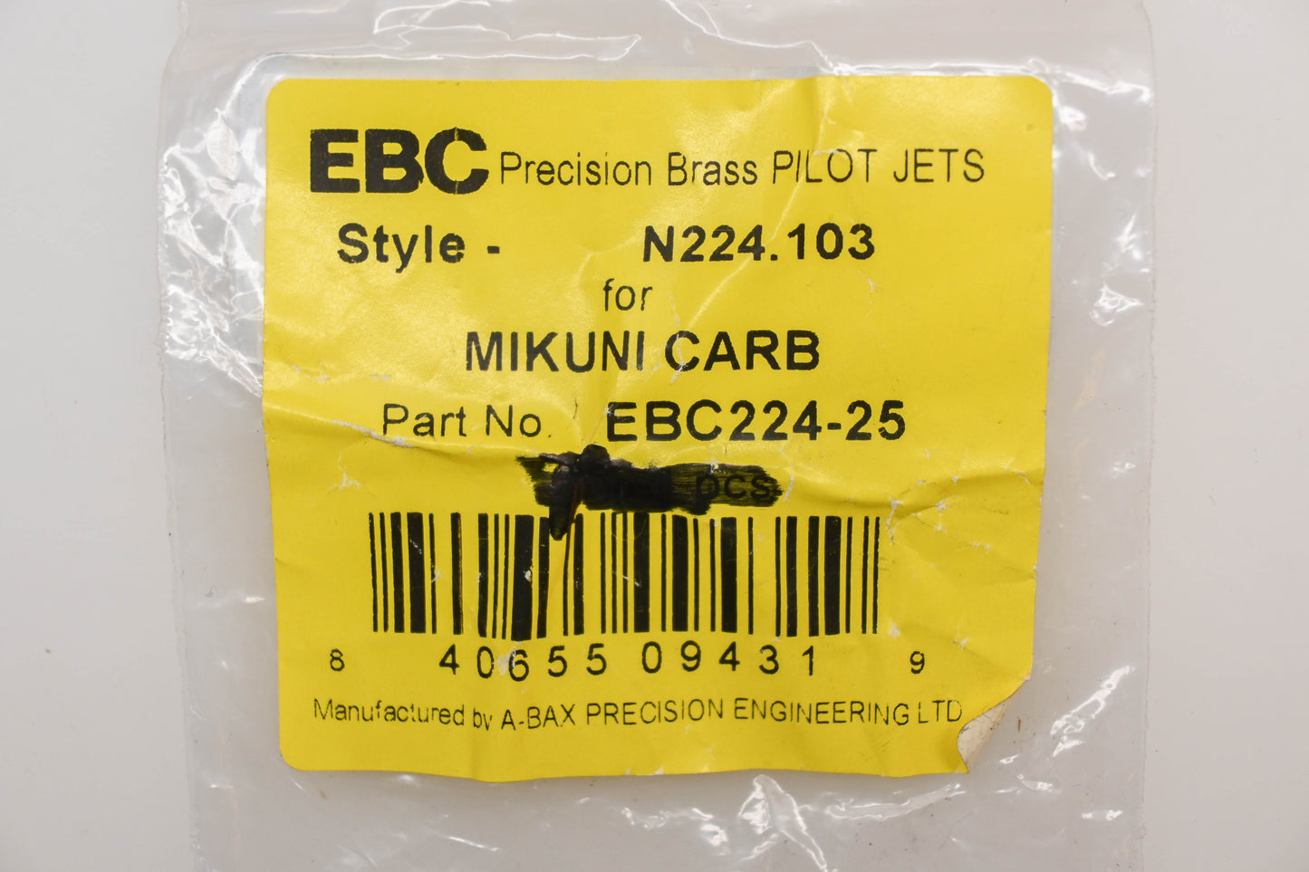 EBC EBC224-25 #25 Pilot Jets Qty 2 NOS