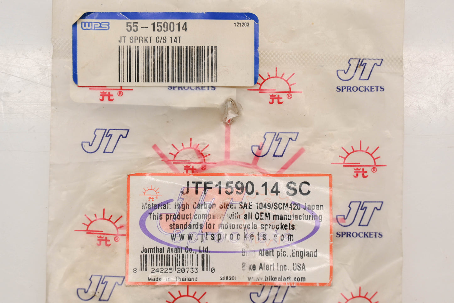 JT Sprockets JTF1590.14SC 14T/20 Spline Front Sprocket NOS