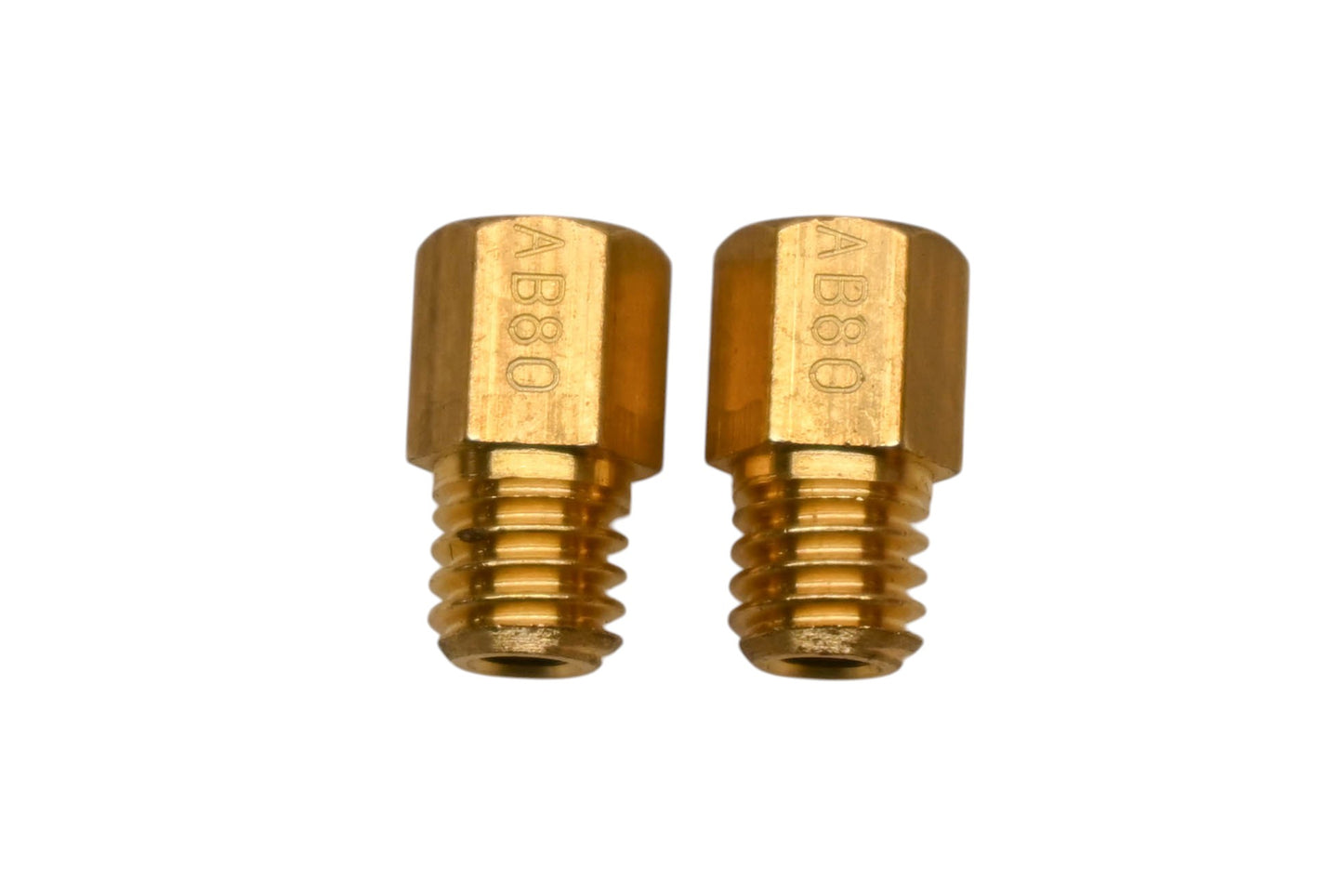 EBC HJ80-4, AB80 #80 Small Hex Head Main Jets Qty 2 NOS