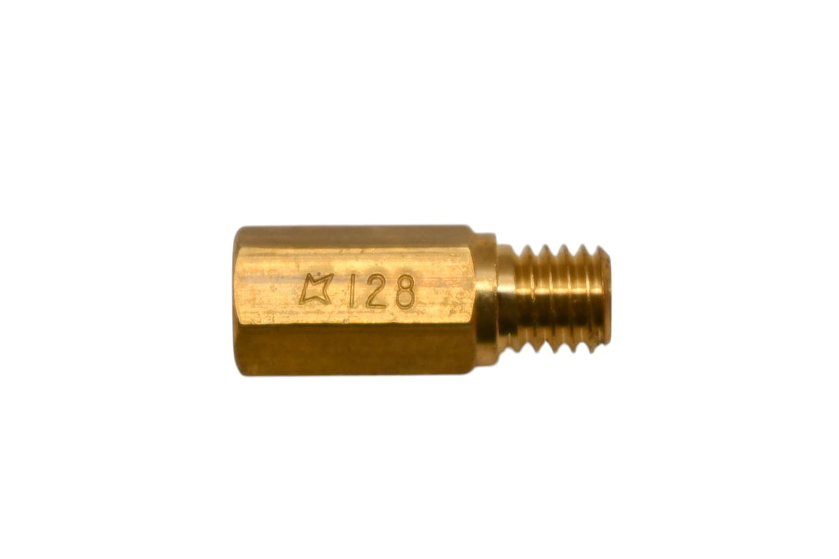 Keihin 99101-357-128 #128 Large Hex Head Main Jet NOS