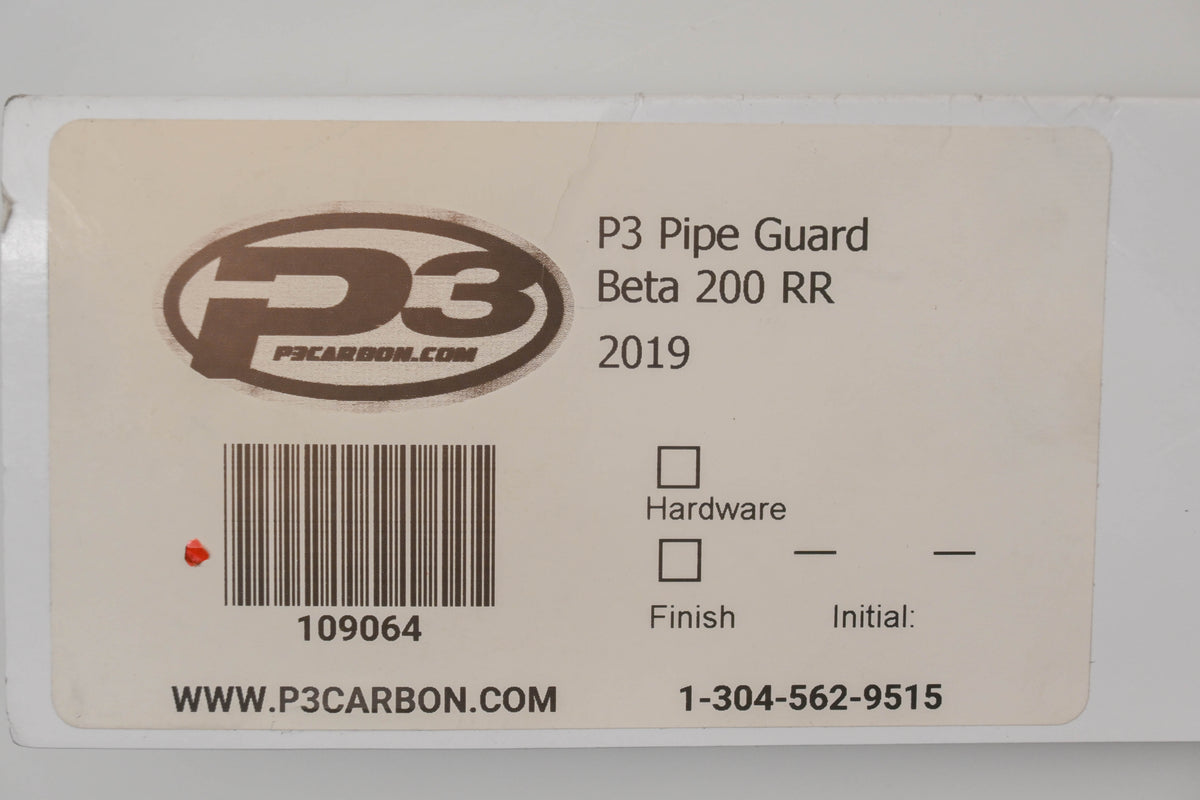 P3 Carbon 109064 Carbon Fiber Pipe Guard Kit NOS