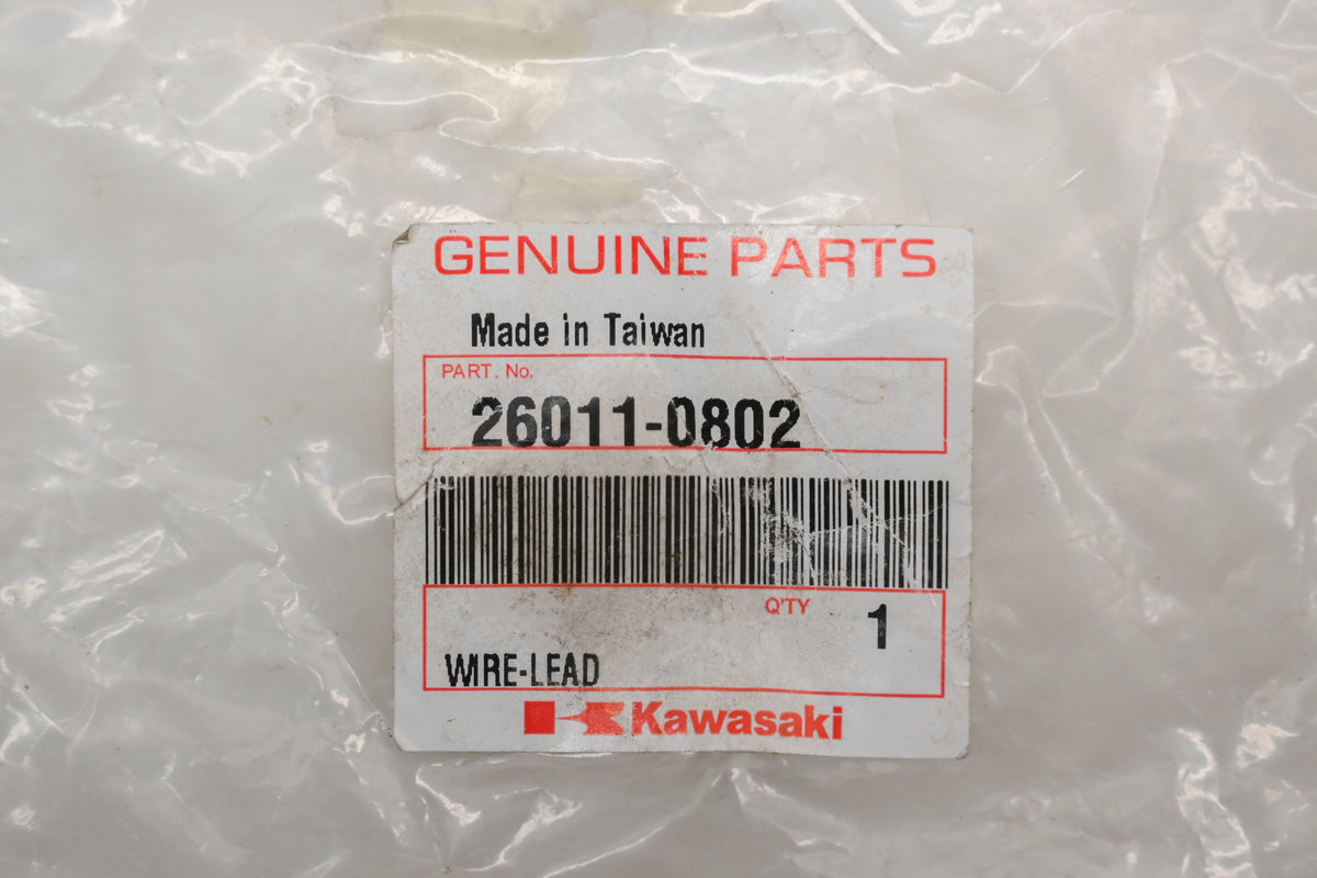 New OEM Kawasaki 26011-0802 Positive Battery Wire Lead NOS