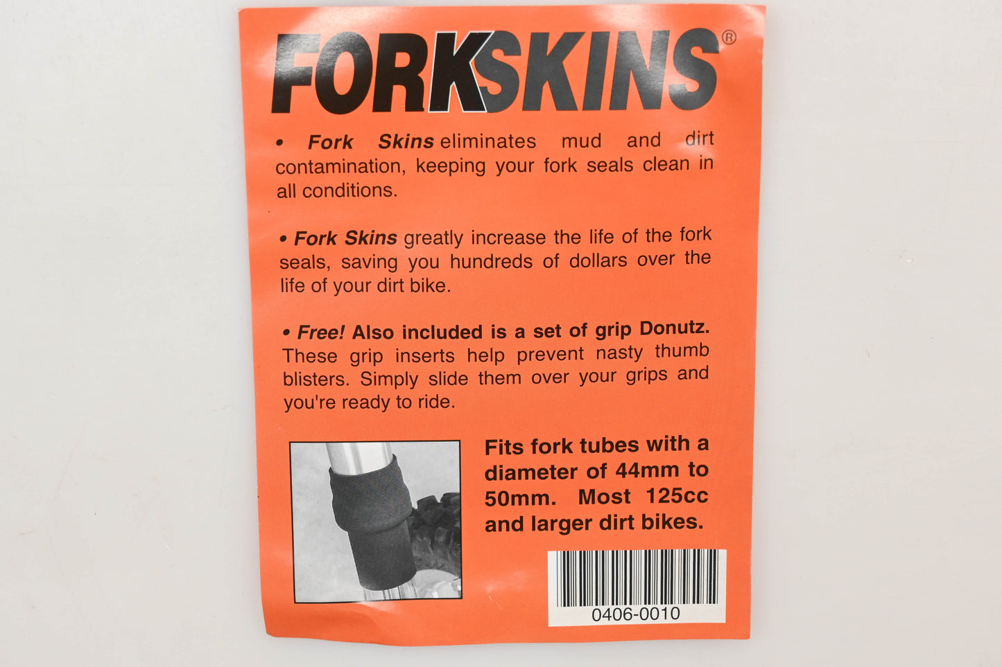 Moose Racing 0406-0010 44-50mm Fork Skin Kit NOS