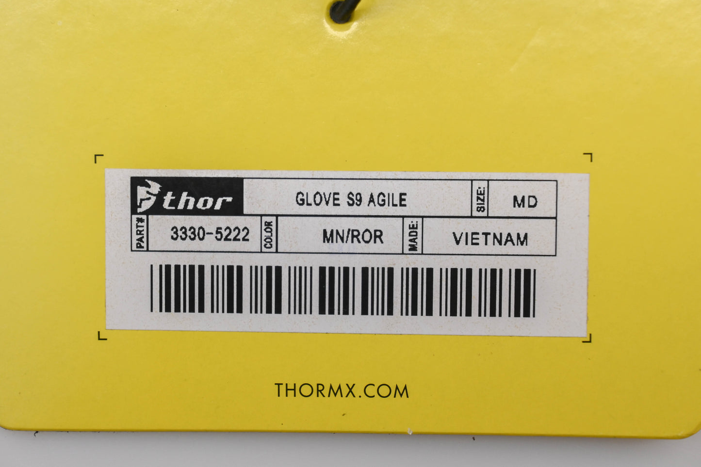 Thor 3330-5222 Medium Agile Gloves NOS