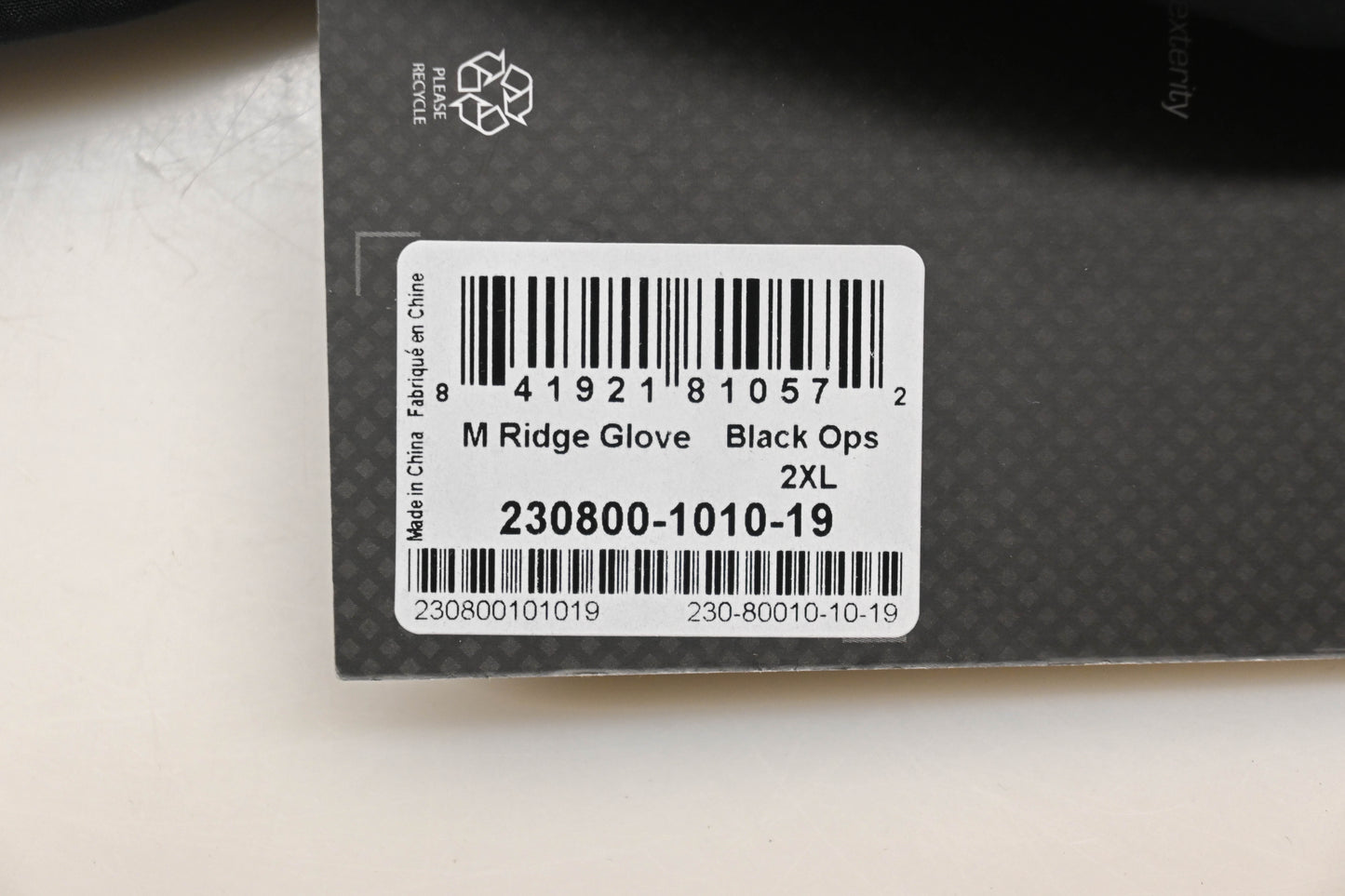 FXR 230800-1010-19 Mens 2XL Black Ops Ridge Gloves NOS