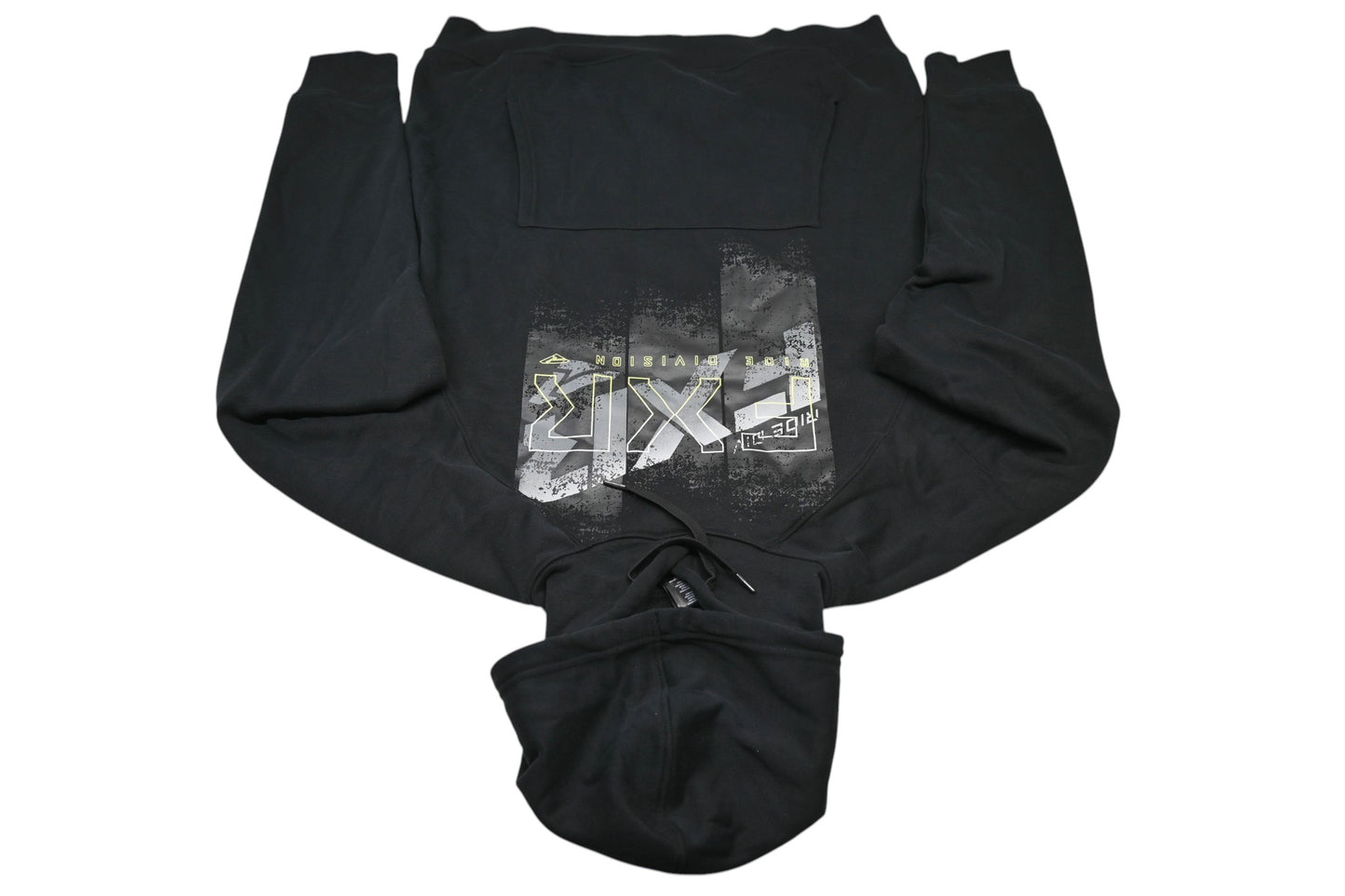 FXR 231156-1065-19 Unisex 2XL Black/HiVis Broadcast Pullover Hoodie NOS