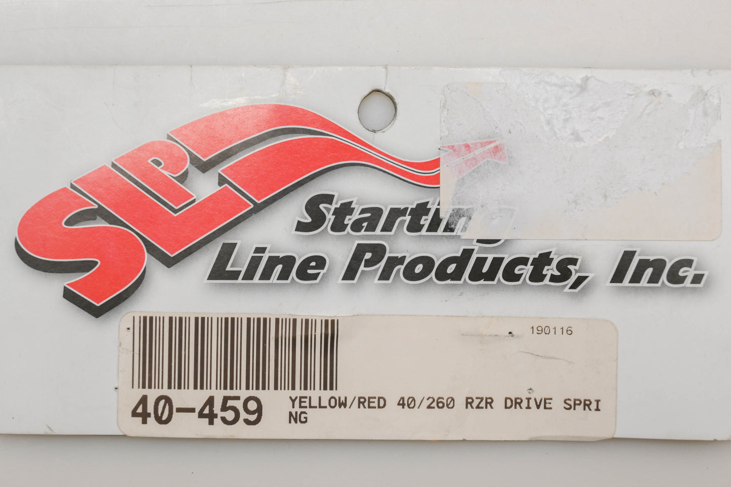 SLP 40-459 Yellow/Red 40/260 RZR Drive Clutch Spring Kit NOS