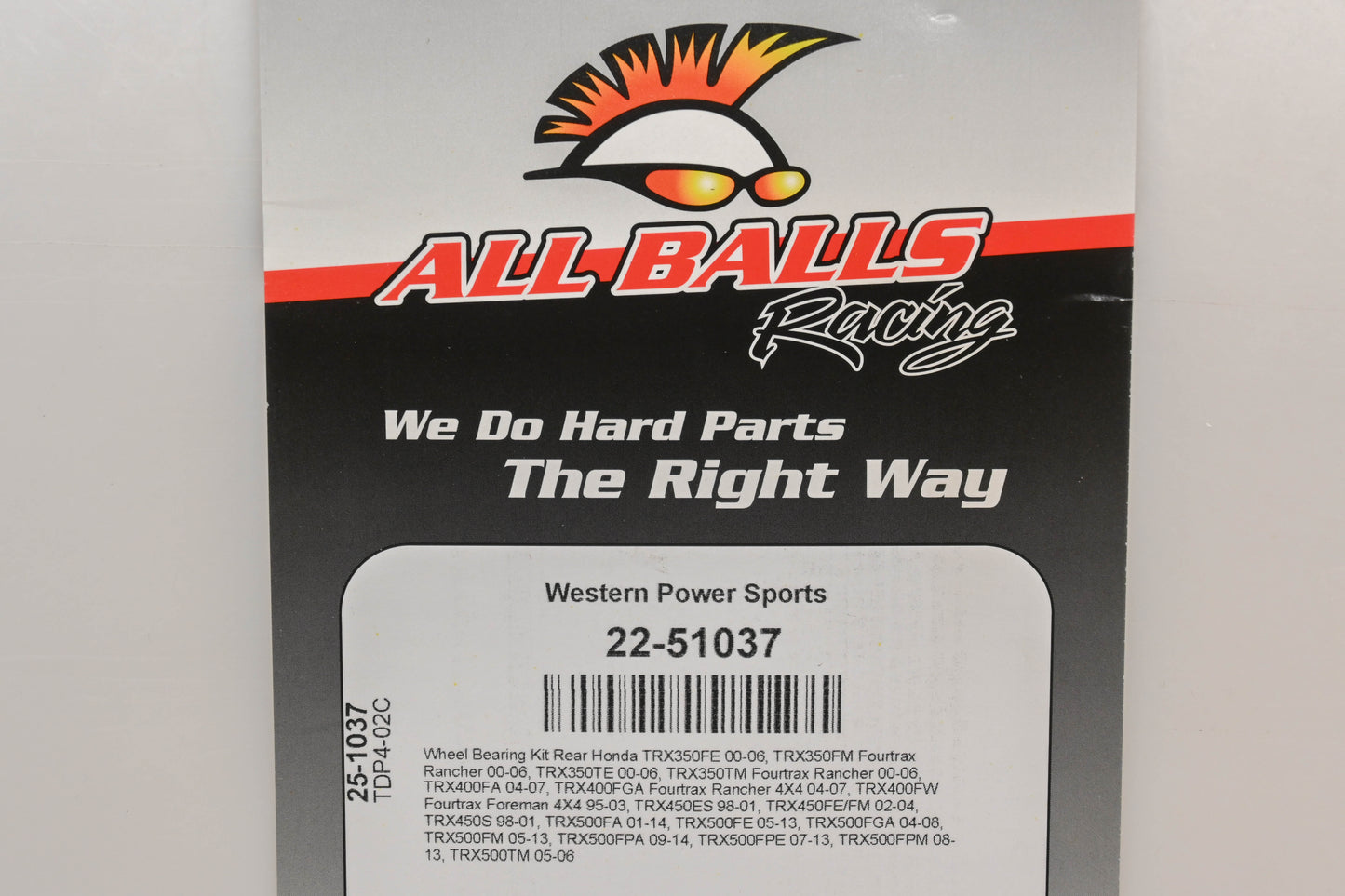 All Balls 22-51037 Wheel Bearing Kit NOS