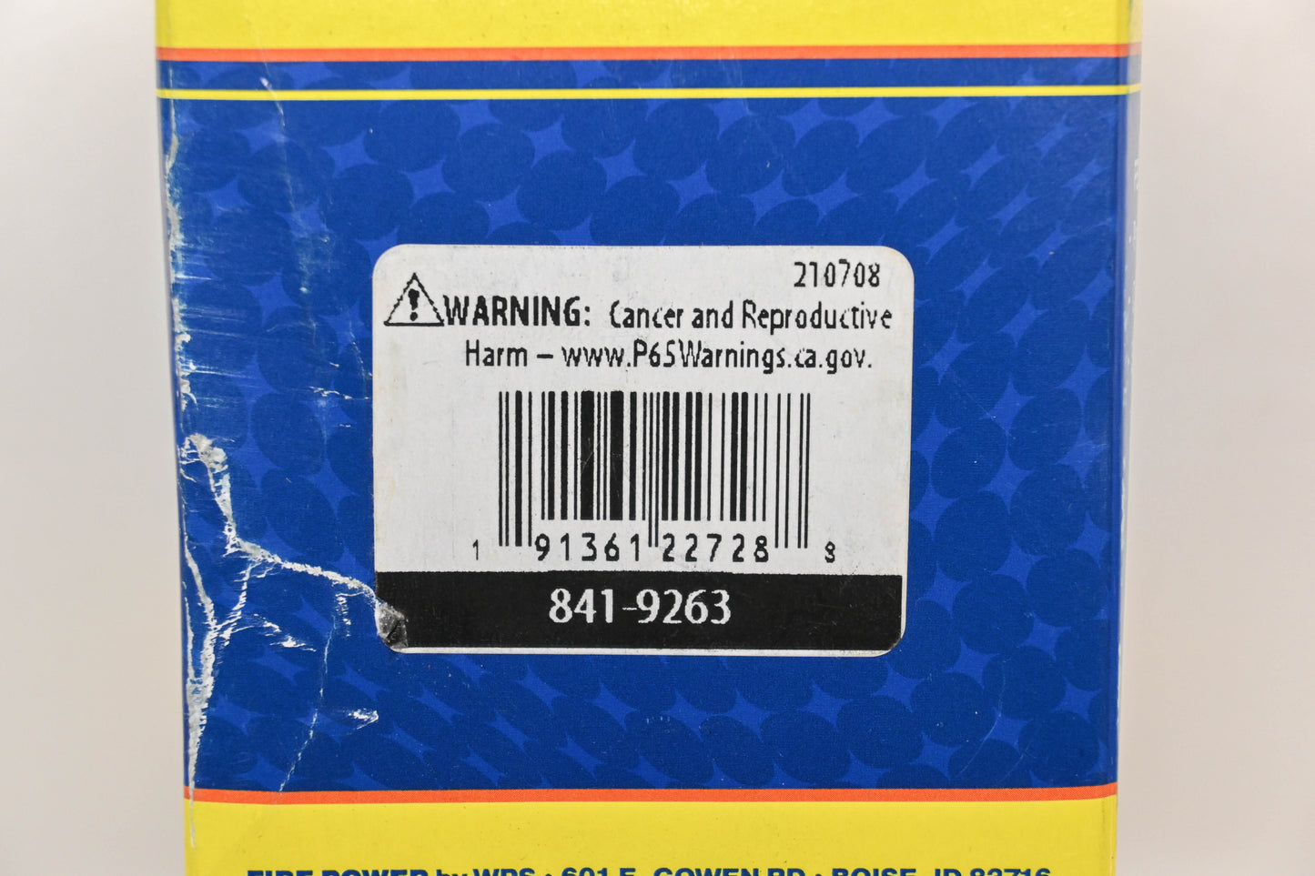 Fire Power 841-9263 Oil Filter NOS