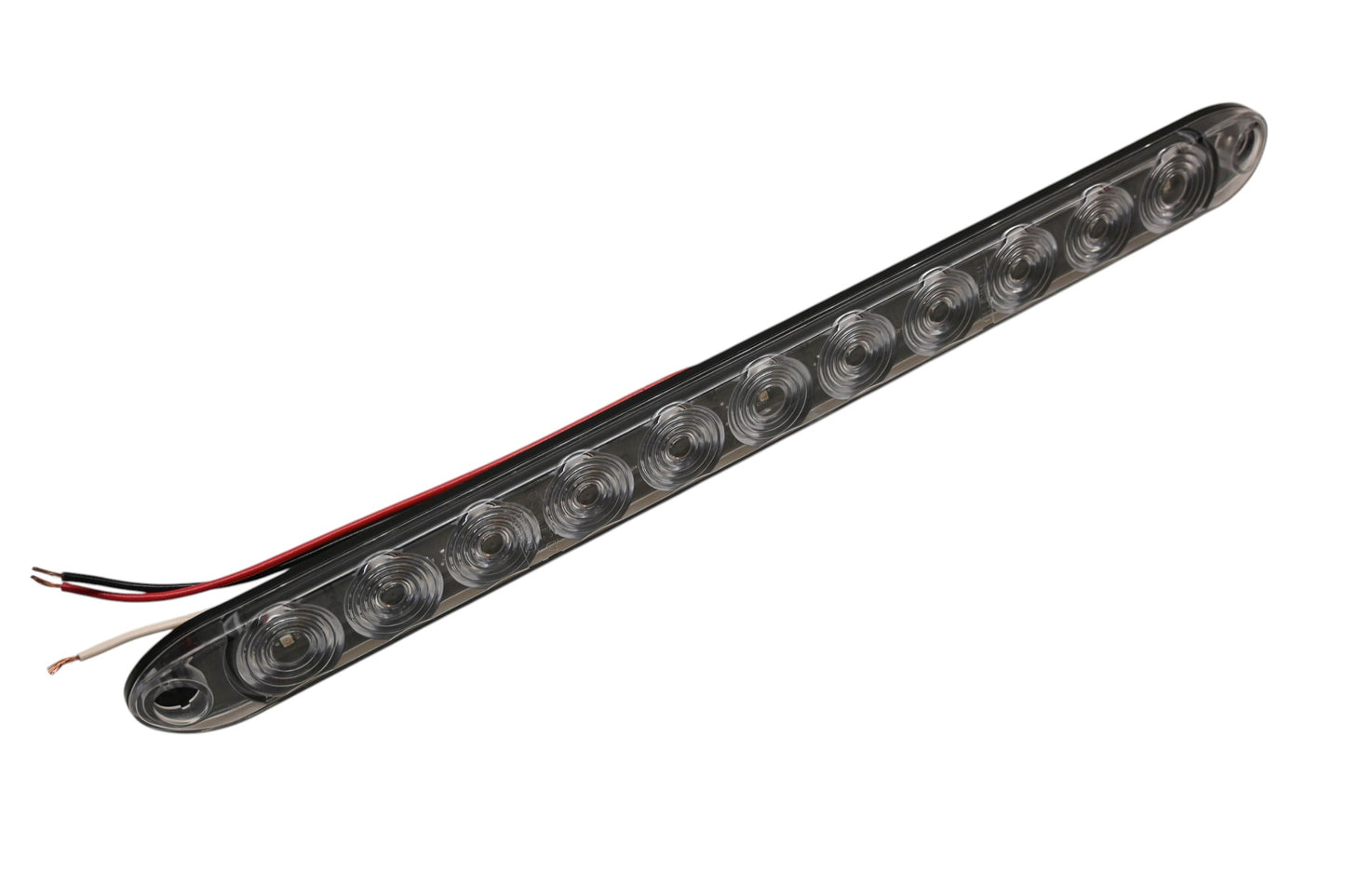 TecNiq T10-RC00-1 15" Red LED Light Clear Lens NOS