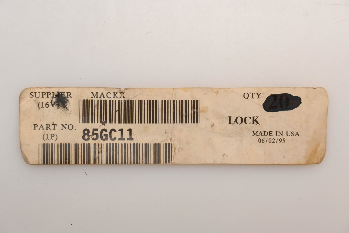 Mack 85GC11 Lock Plate NOS