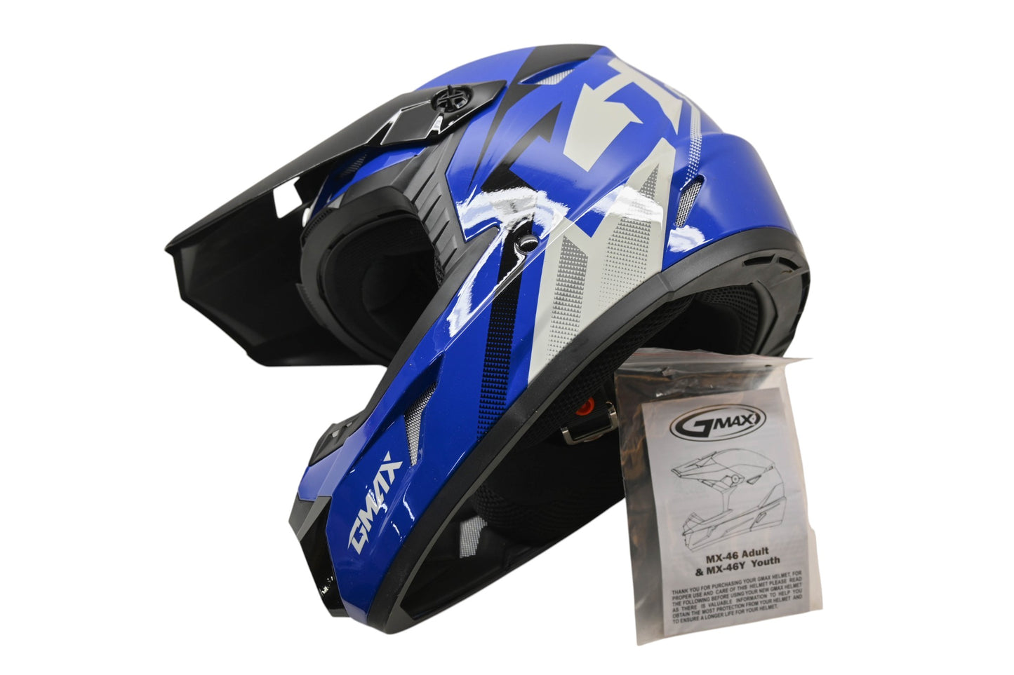Gmax 72-6710M Medium MX46 Compound MX Helmet NOS