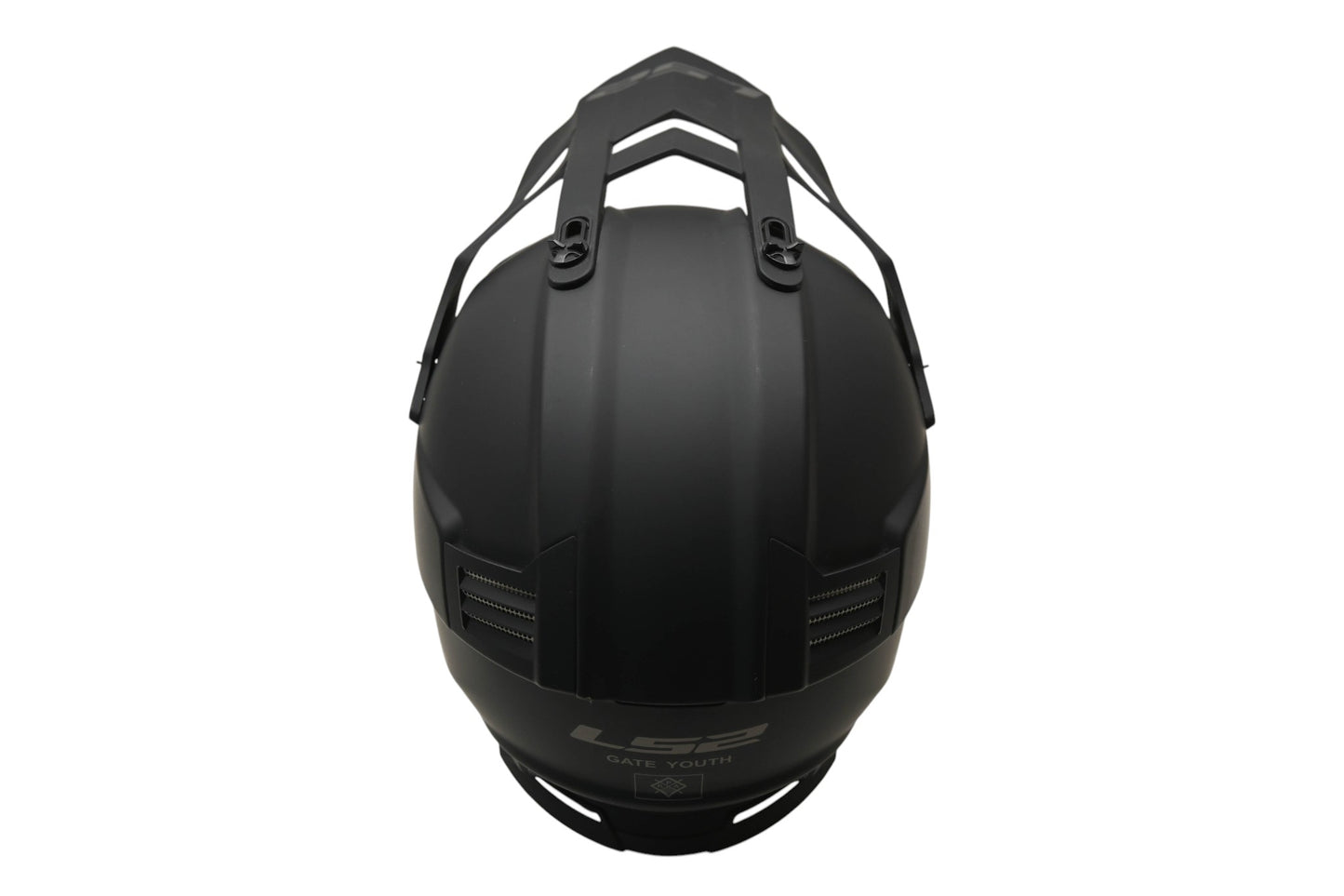 LS2 437G-4153, MX437-13 Medium Solid Matte Black Gate Youth Helmet NOS