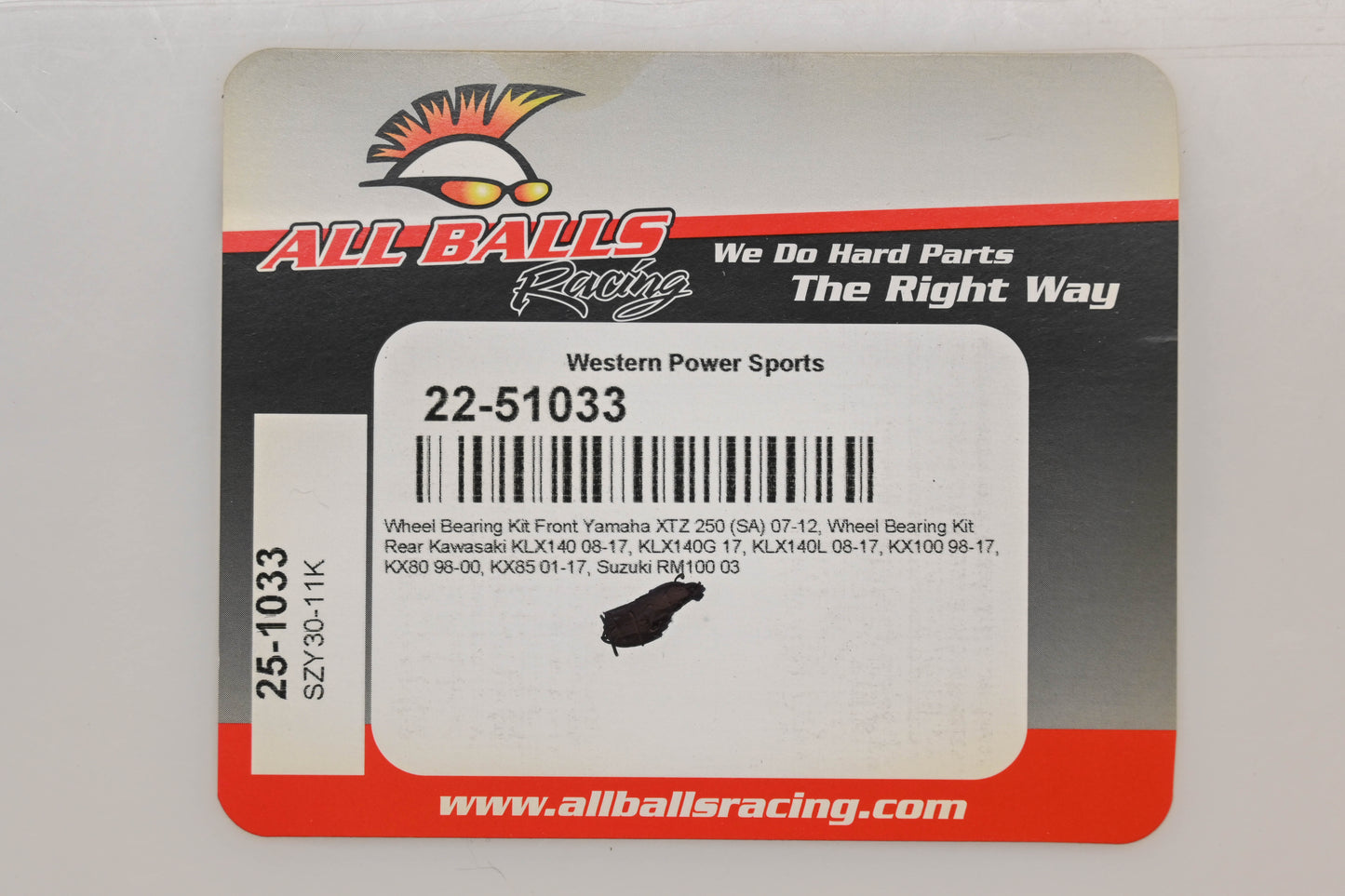 All Balls 22-51033 Wheel & Carrier Bearing Seal Kit NOS