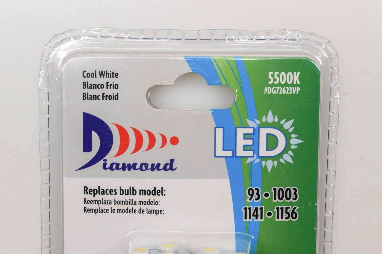 Diamond DG72623VP Cool White LED Bulbs Qty 2 NOS