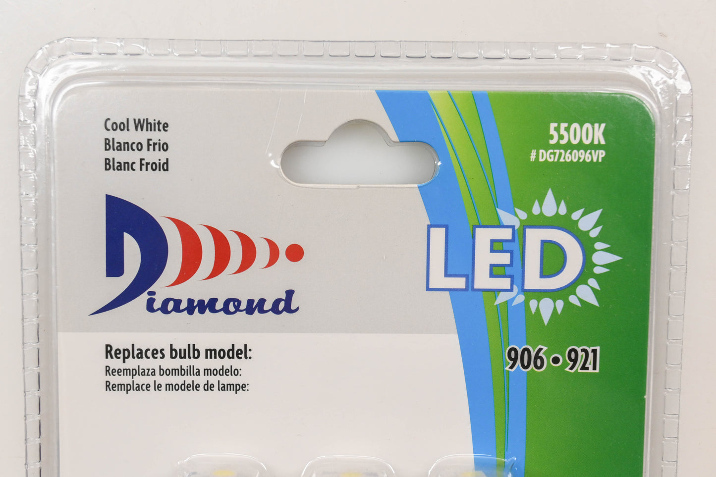Diamond DG726096VP Cool White LED Bulbs Qty 6 NOS