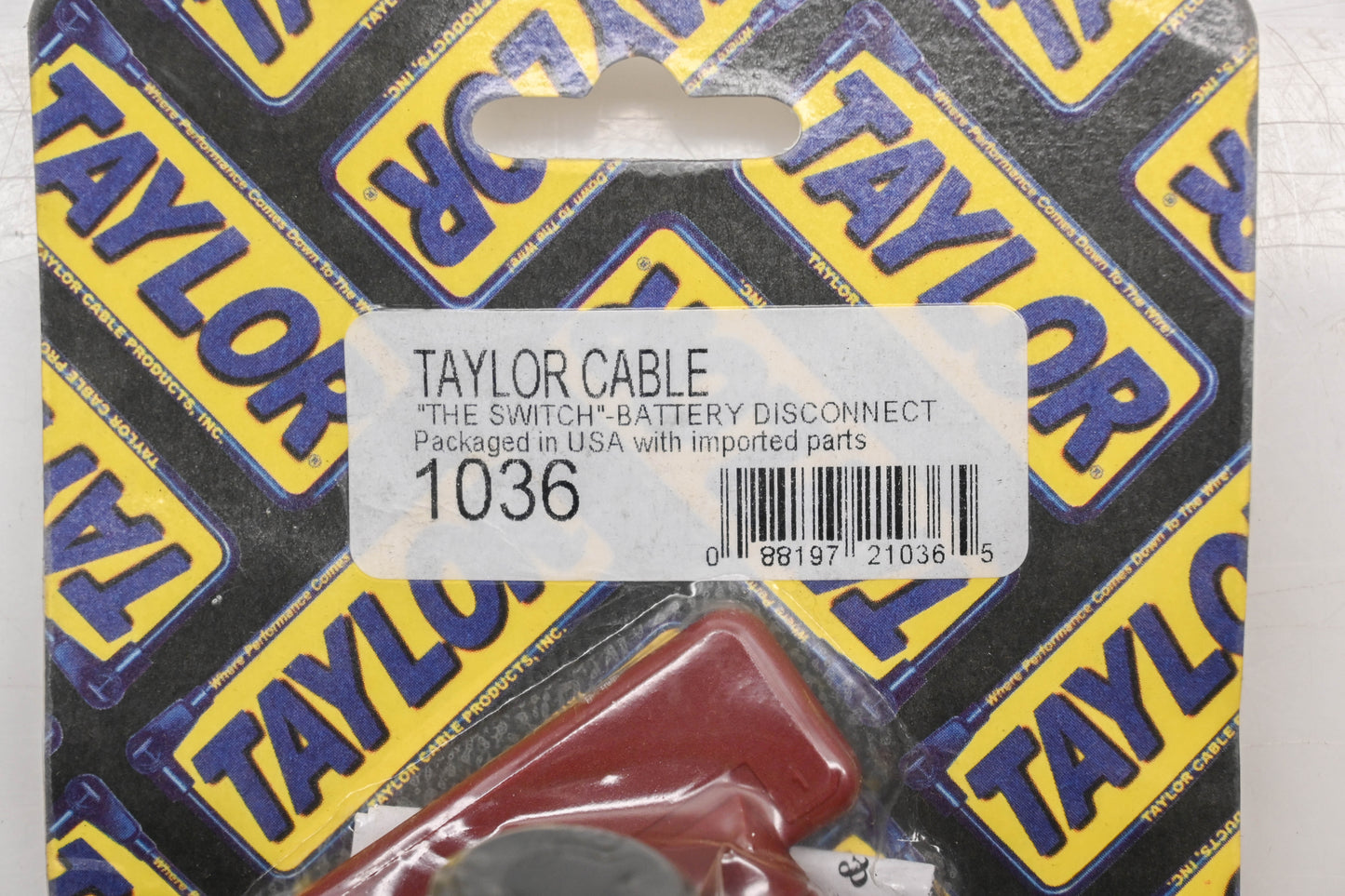 Taylor Cable 1036 Battery Disconnect Switch Kit NOS