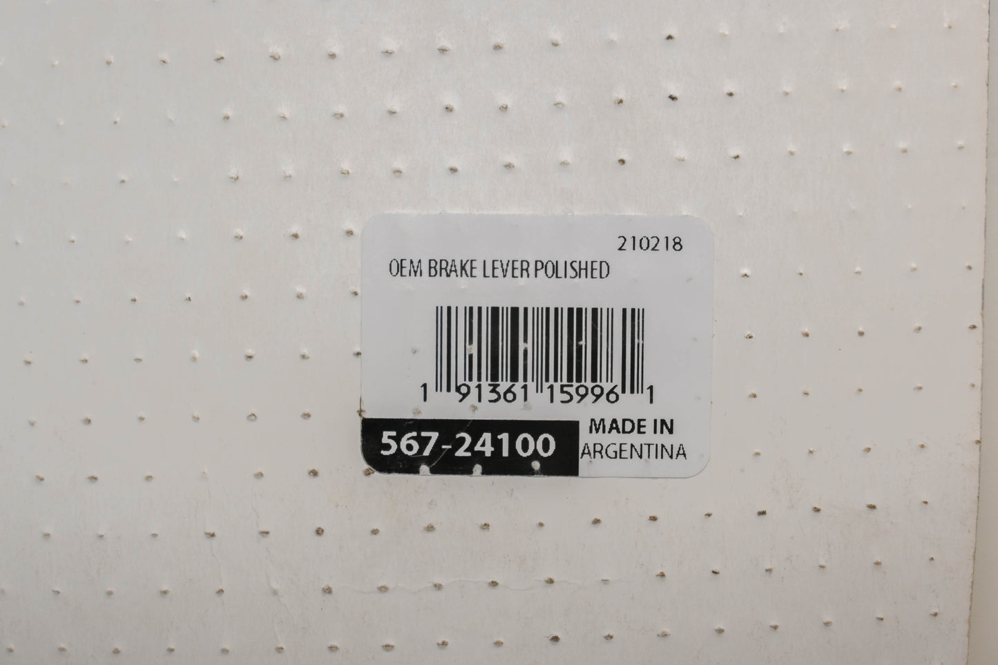 Fly Racing 567-24100 Polished Brake Lever Assembly NOS