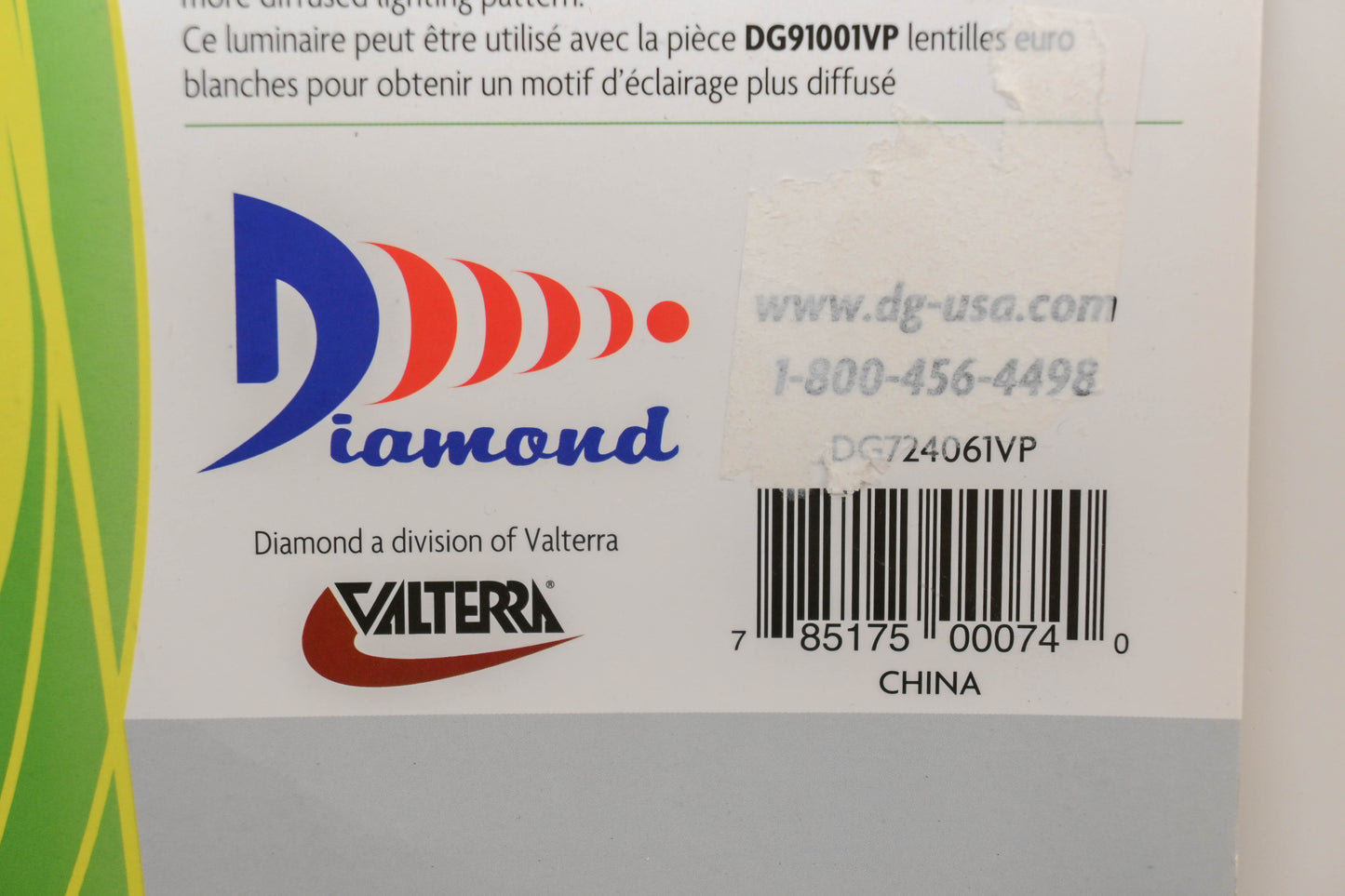 Diamond DG724061VP 12V 3.6W Warm White LED Light Kit NOS