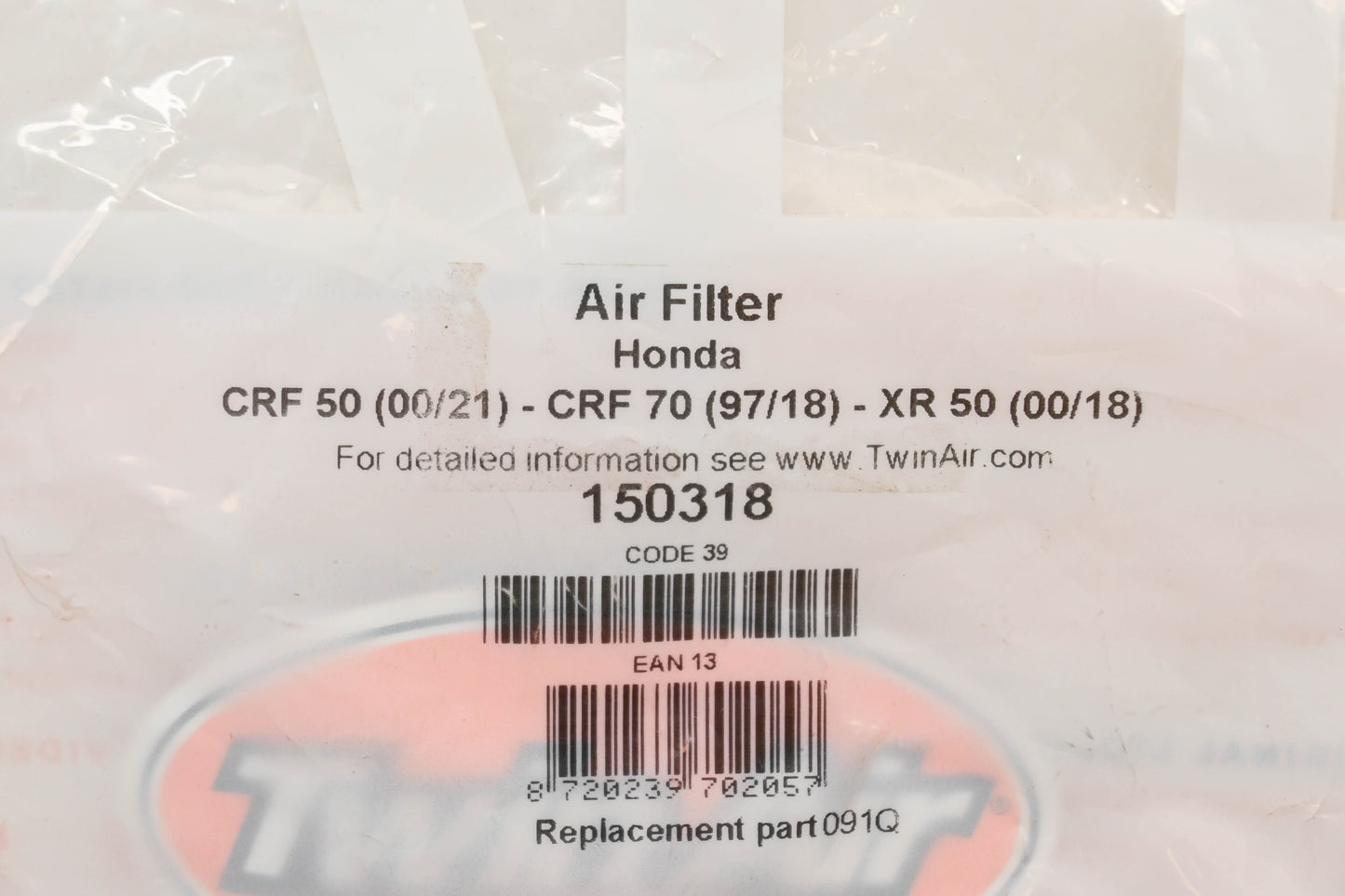 Twin Air 150318 Air Filter NOS