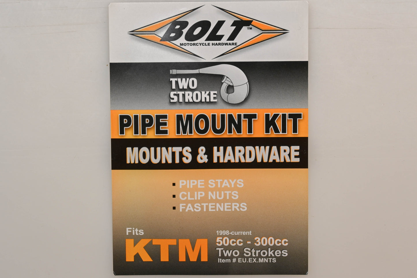 Bolt EU.EX.MNTS 50-300cc 2-Stroke Pipe Mount Kit NOS