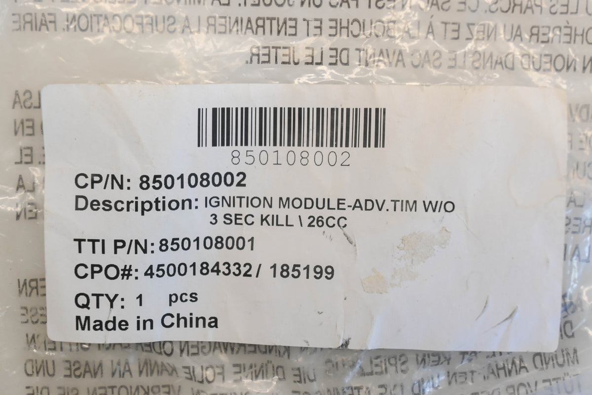 Aftermarket 850108002 Ignition Coil NOS