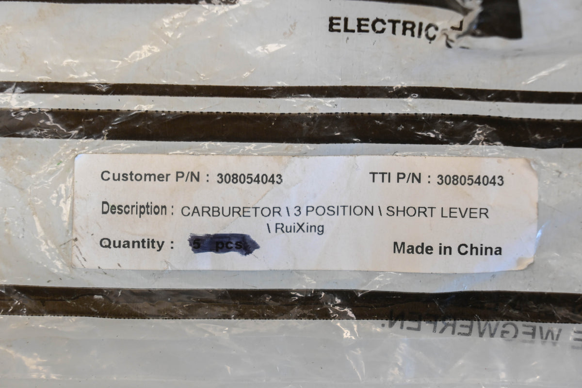 Techtronic Industries 308054043 Carburetor NOS