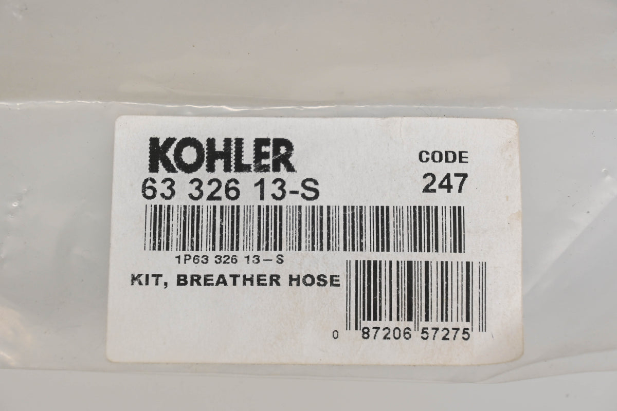 Kohler 63 326 13-S, 6332613S Breather Hose Kit NOS