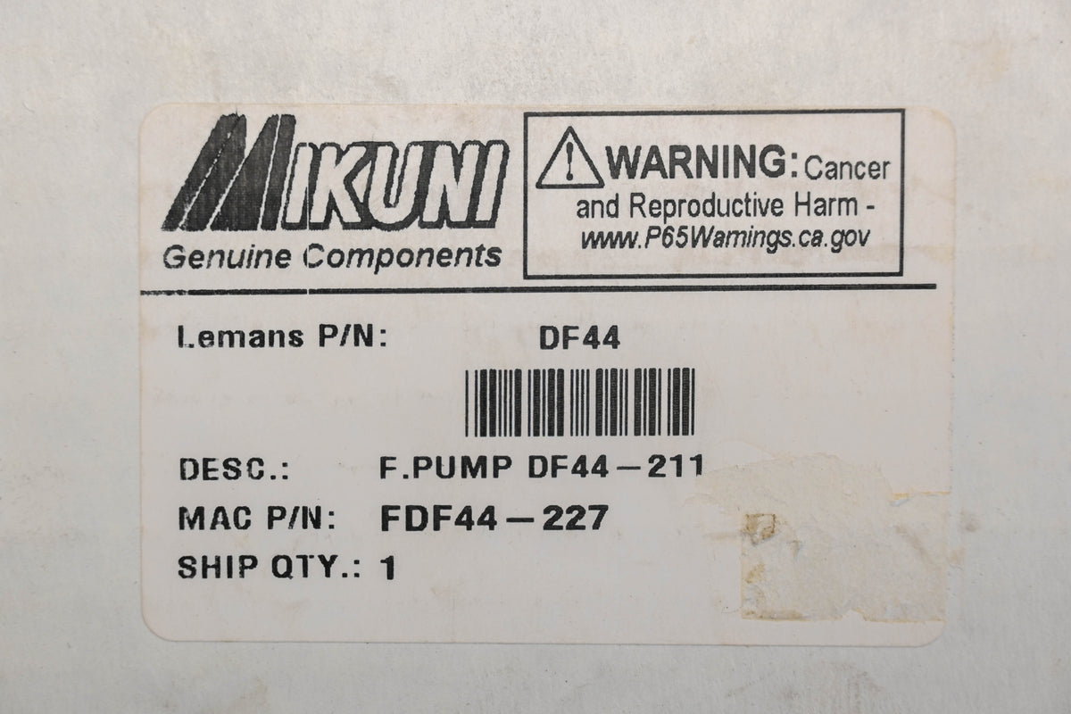 Mikuni DF44, FDF44-227 Fuel Pump NOS