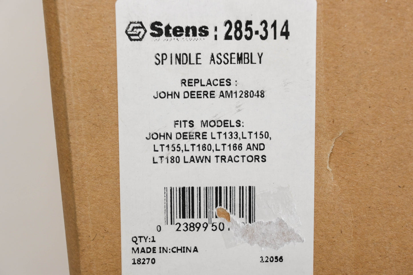 Stens 285-314, AM128048 Spindle Assembly NOS
