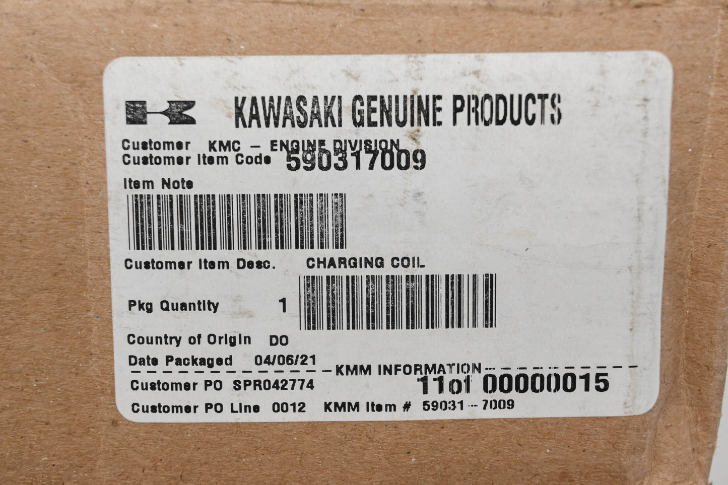 New OEM Kawasaki 59031-7009 Stator NOS