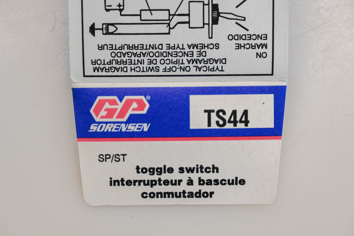 GP Sorensen TS44 Toggle Switch Kit NOS