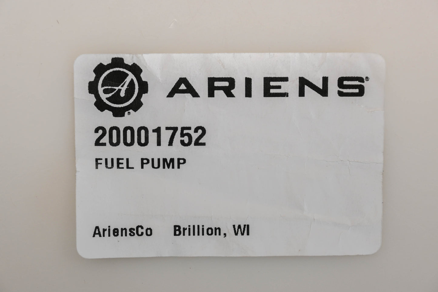 Ariens 20001752 Fuel Pump Kit NOS