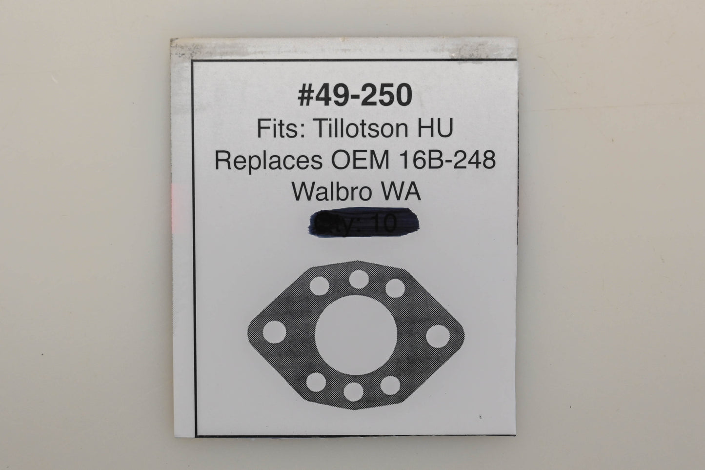 Oregon 49-250, 16B-248 Intake Gaskets Qty 2 NOS