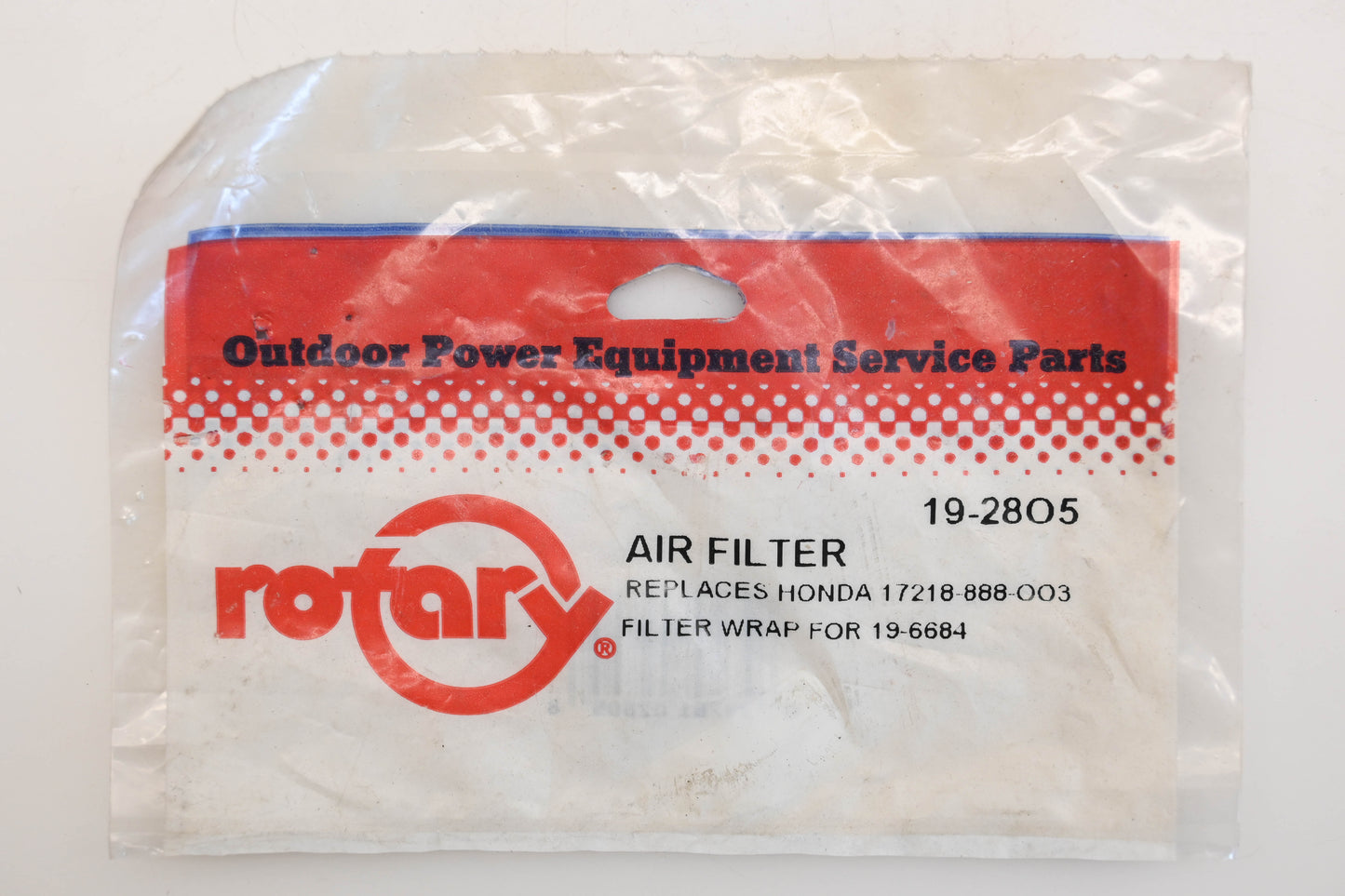 Rotary 19-2805, 17218-88-003 Foam Pre-Filter NOS