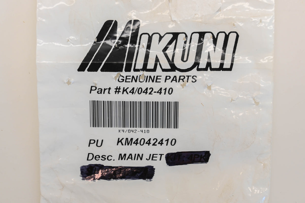 Mikuni K4/042-410 #410 Hex Main Jet NOS