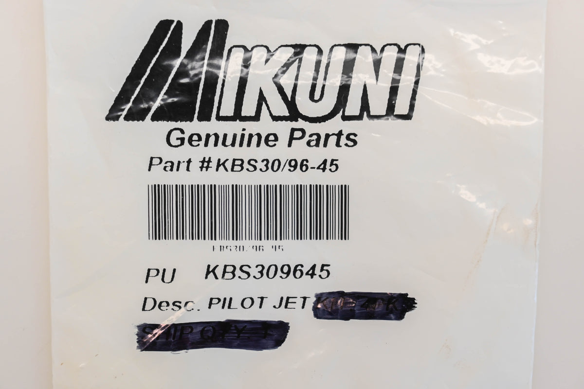 Mikuni KBS30/96-45 #45 Pilot Jet NOS