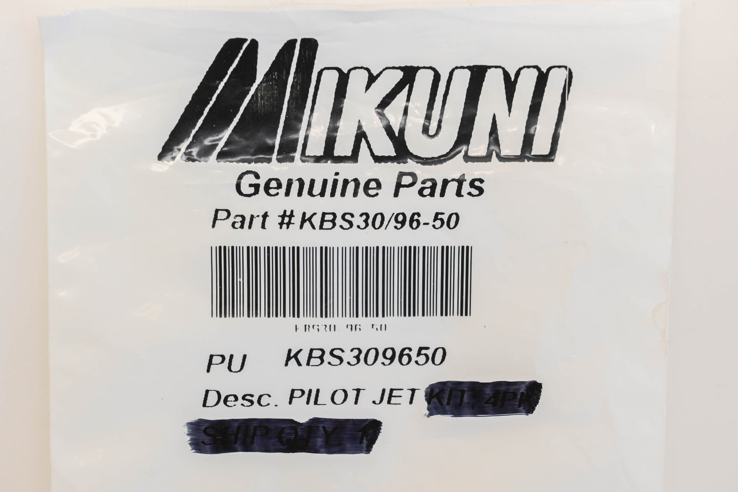 Mikuni KBS30/96-50 #50 Pilot Jet Qty 2 NOS