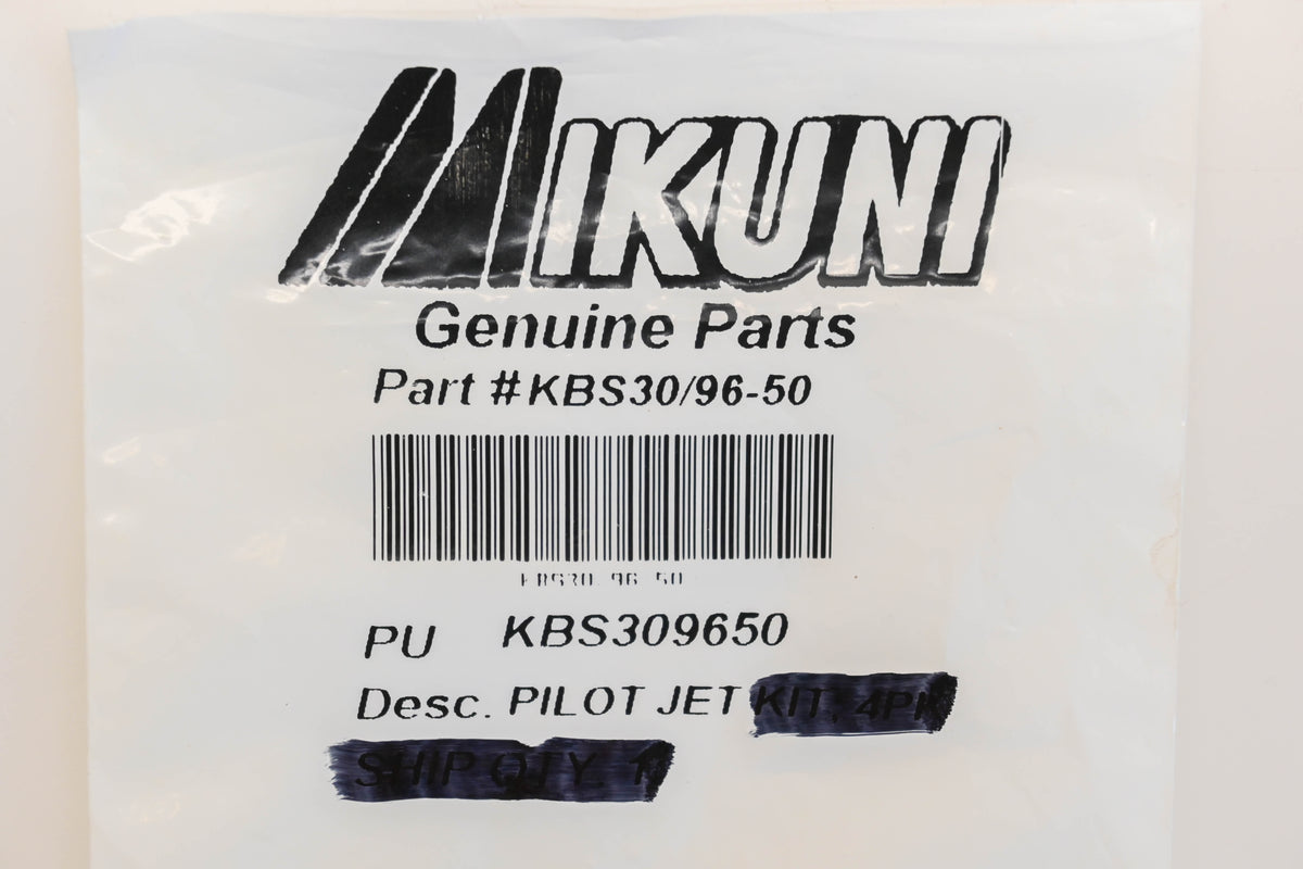 Mikuni KBS30/96-50 #50 Pilot Jet Qty 2 NOS