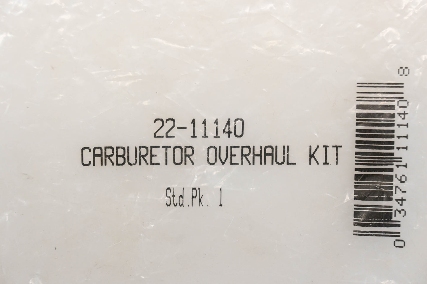 Rotary 22-11140, 494624, 495606 Carburetor Overhaul Kit NOS