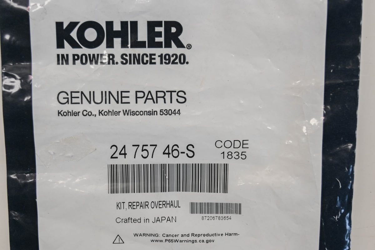 Kohler 24 757 46-S Carburetor Repair Kit NOS